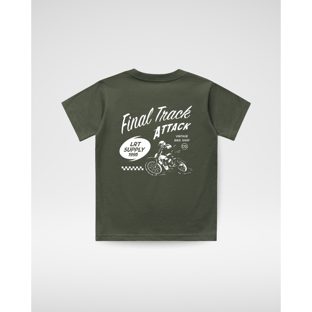 FINAL TRACK ATTACK TEE - MILITARY GREEN