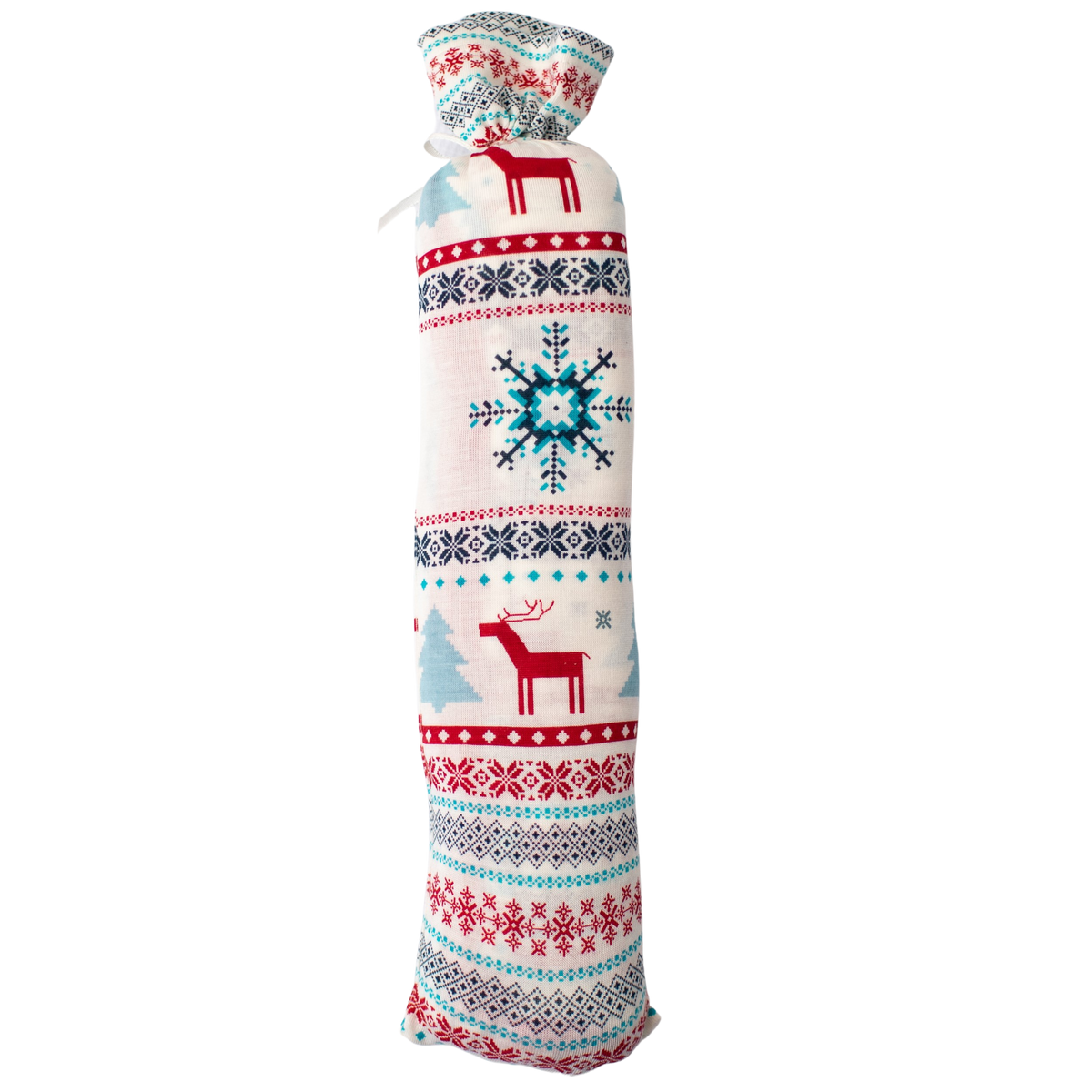 Holiday Reindeer Blue Swaddle