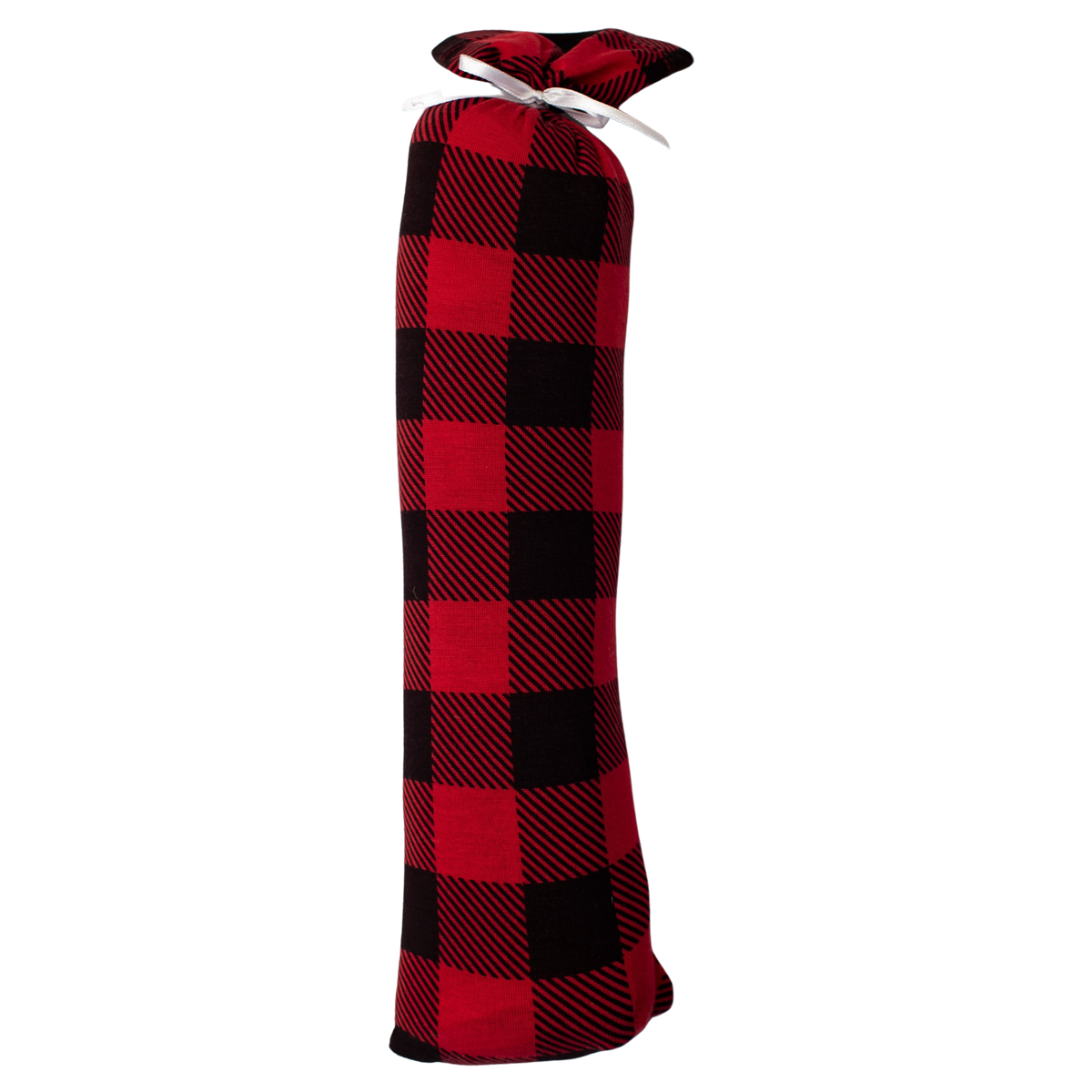 Black &amp; Red Plaid Swaddle