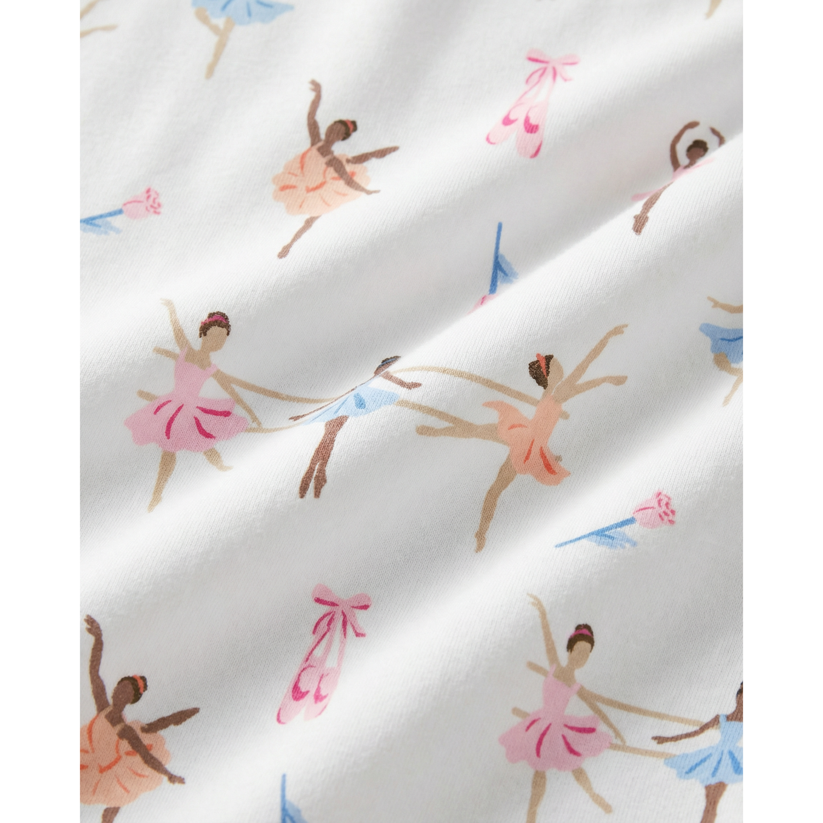 The Organic Long Sleeve Pajama Set [Ballet]