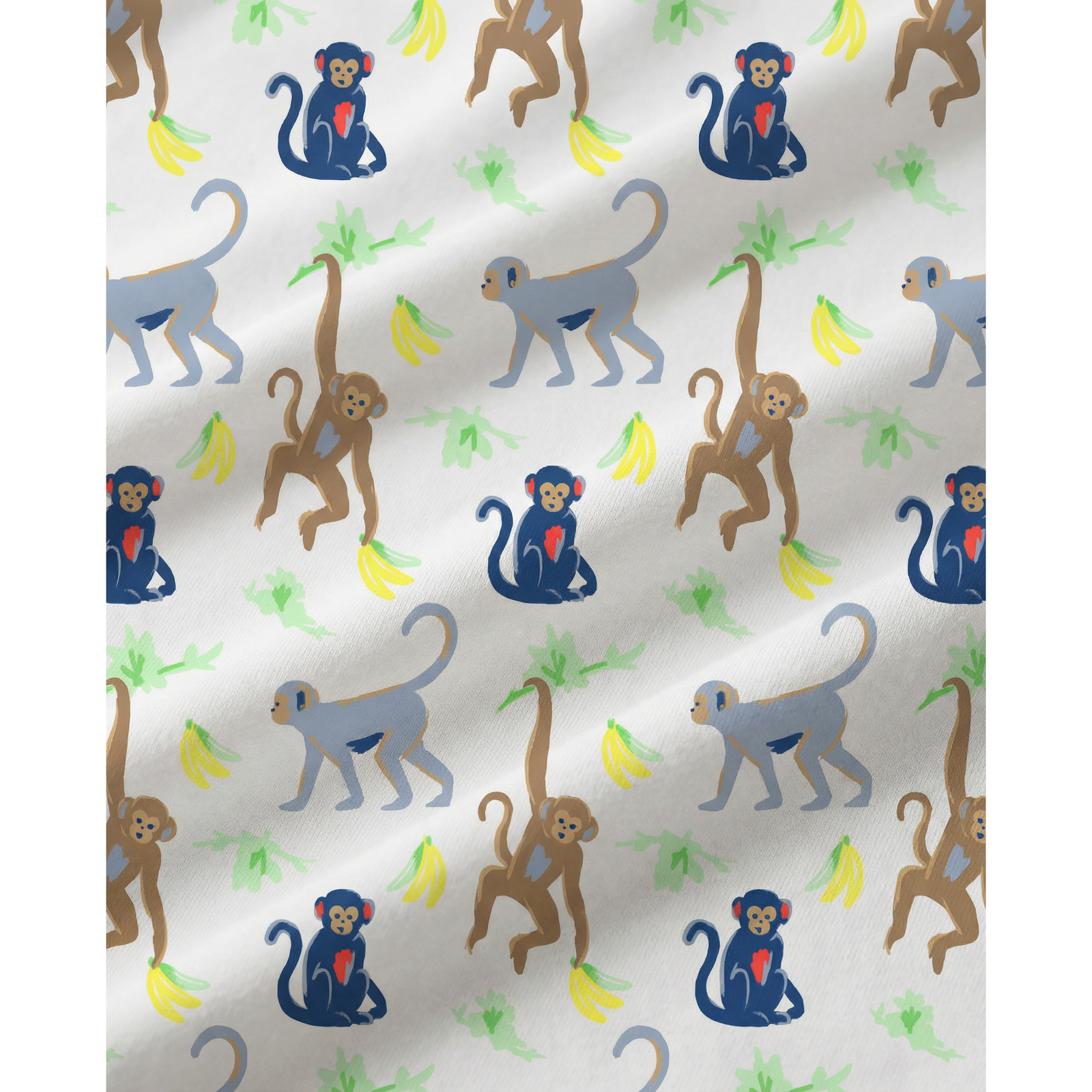 The Organic Zipper Footie [Monkeying Around]
