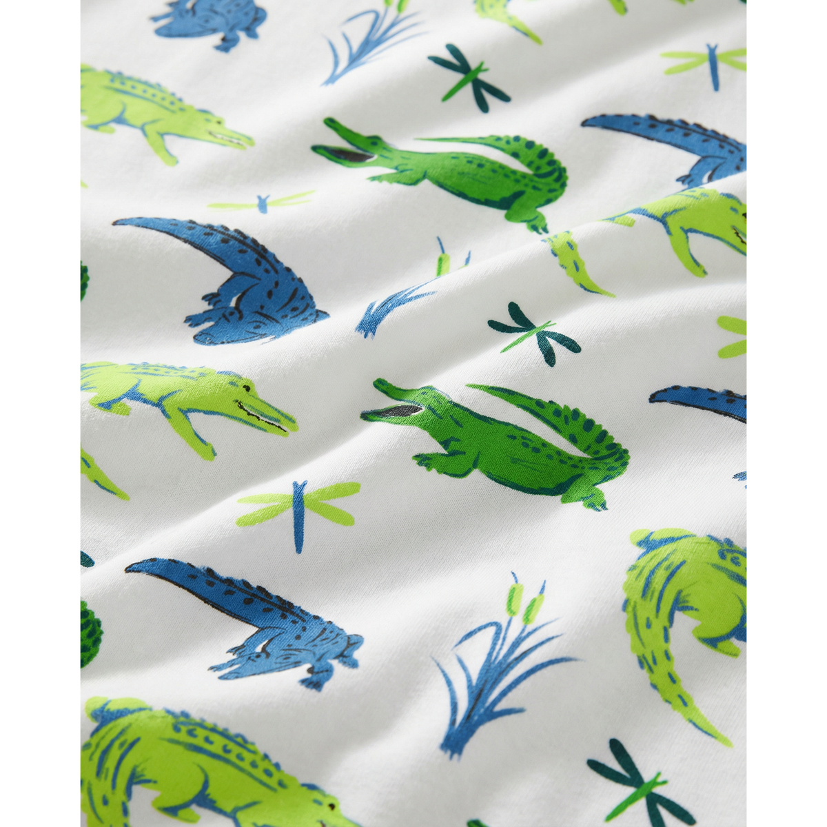 The Organic Long Sleeve Pajama Set [Later Gator]