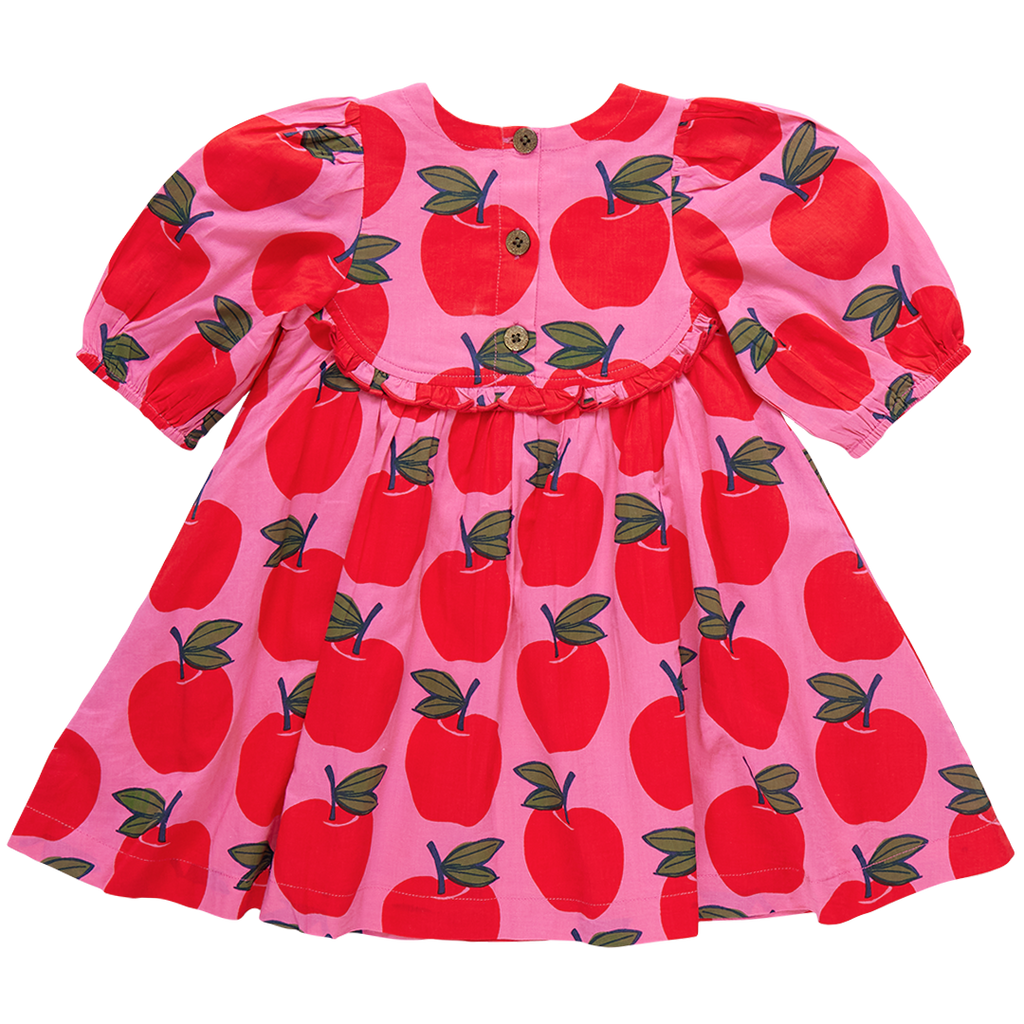 girls rowan dress | pink apples