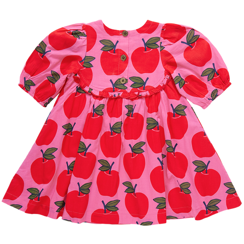 girls rowan dress | pink apples