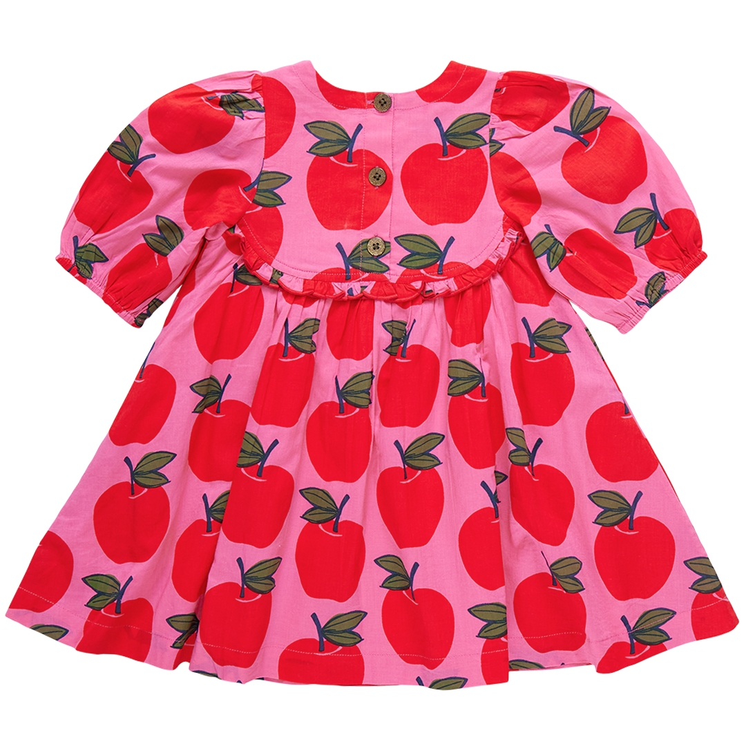 girls rowan dress | pink apples