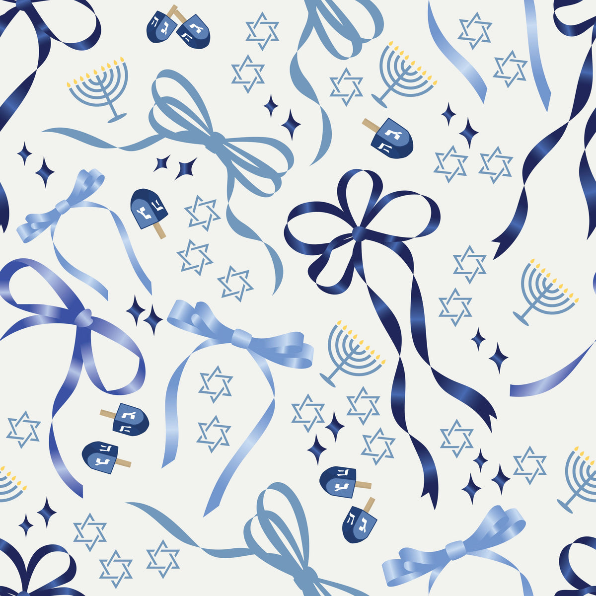 Dreidel Bows Women's Pajama