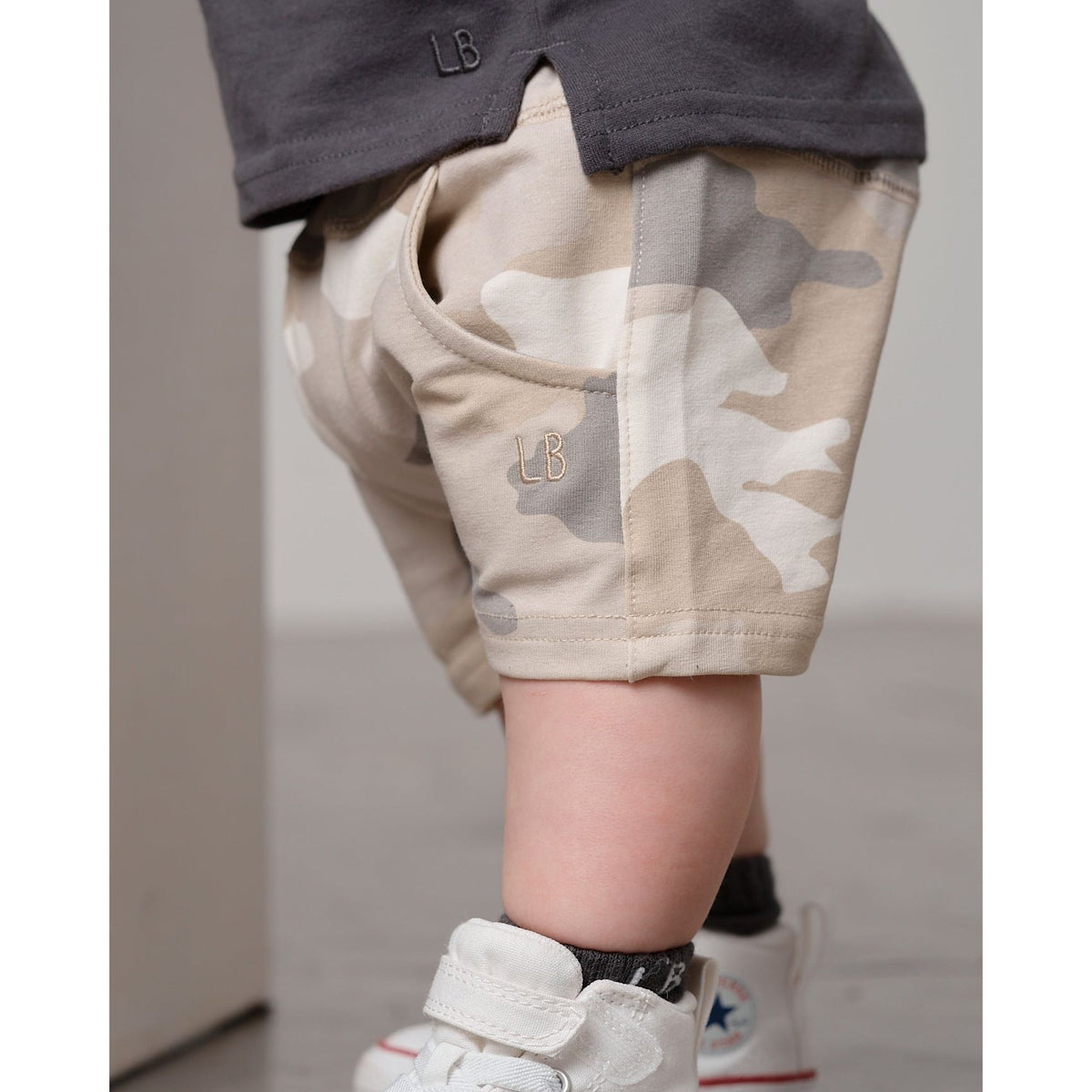 Harem Short - Faded Camo