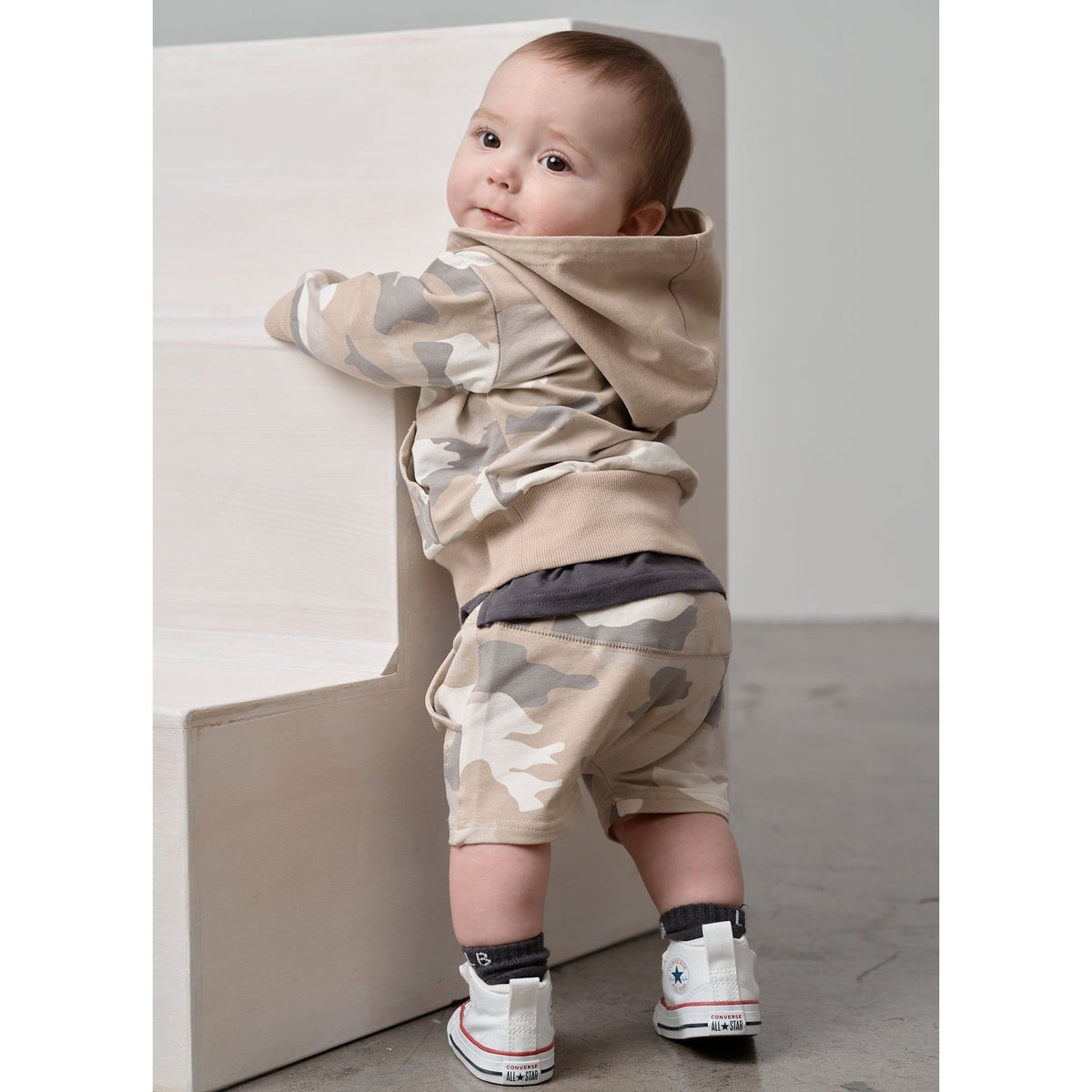 Harem Short - Faded Camo