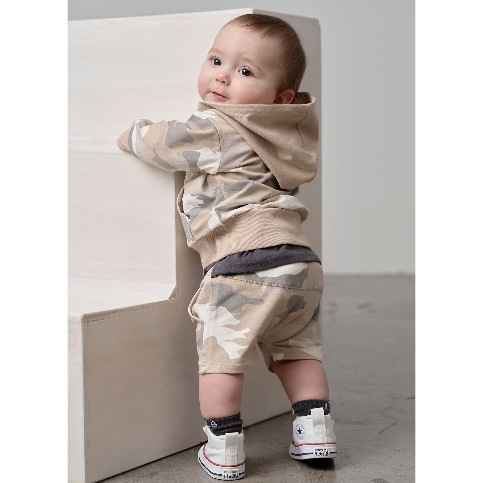 Harem Short - Faded Camo