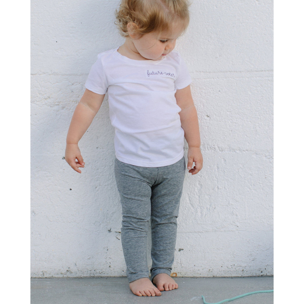 The Organic Legging [Heather Grey]
