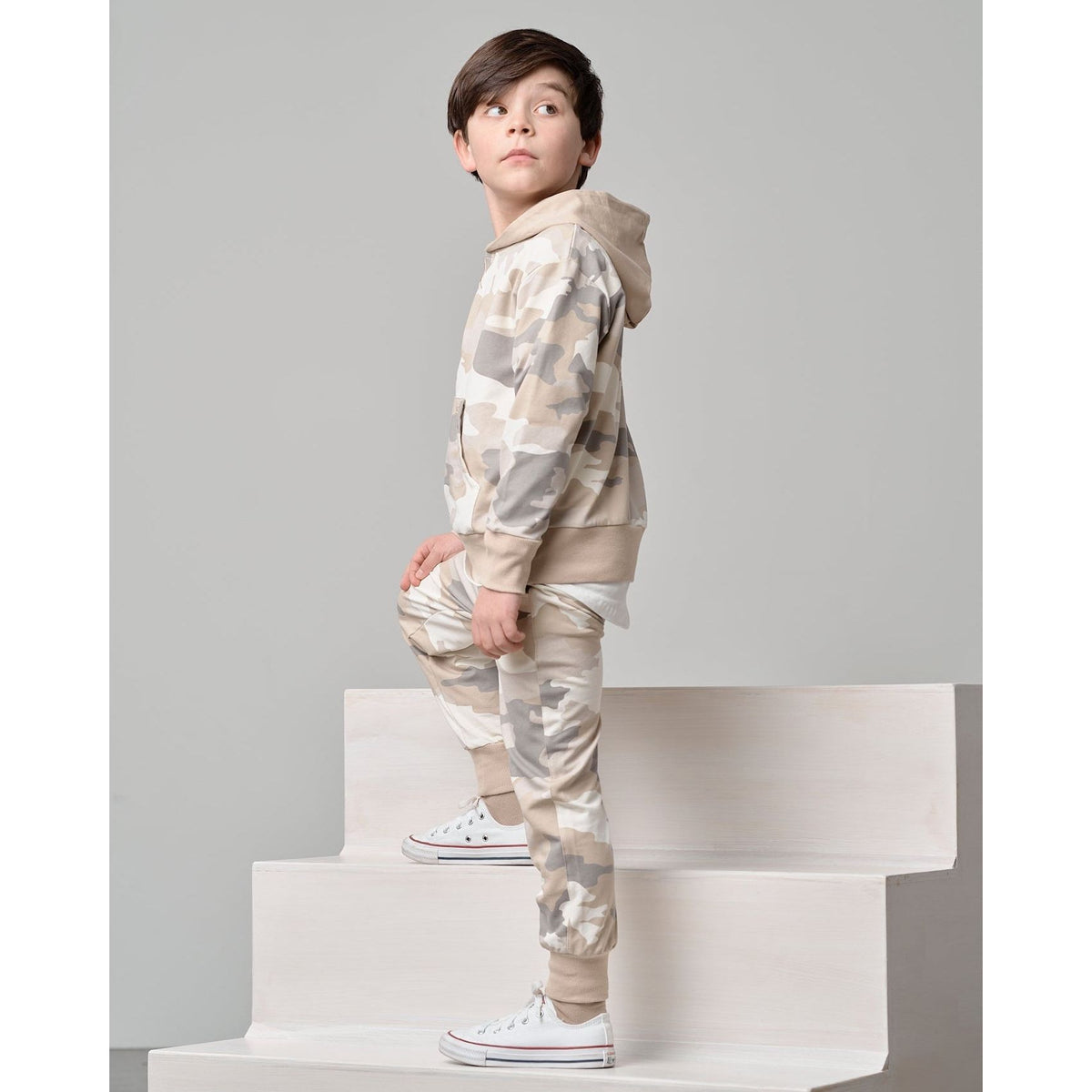 Hoodie - Faded Camo