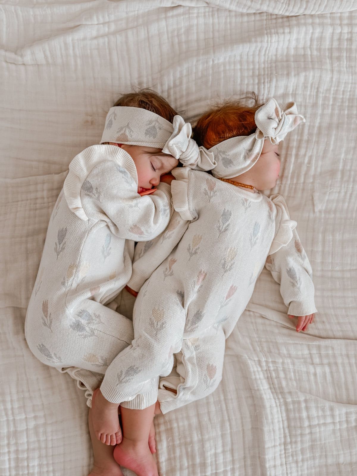 Luna + Luca Tulip Jacquard Jumpsuit