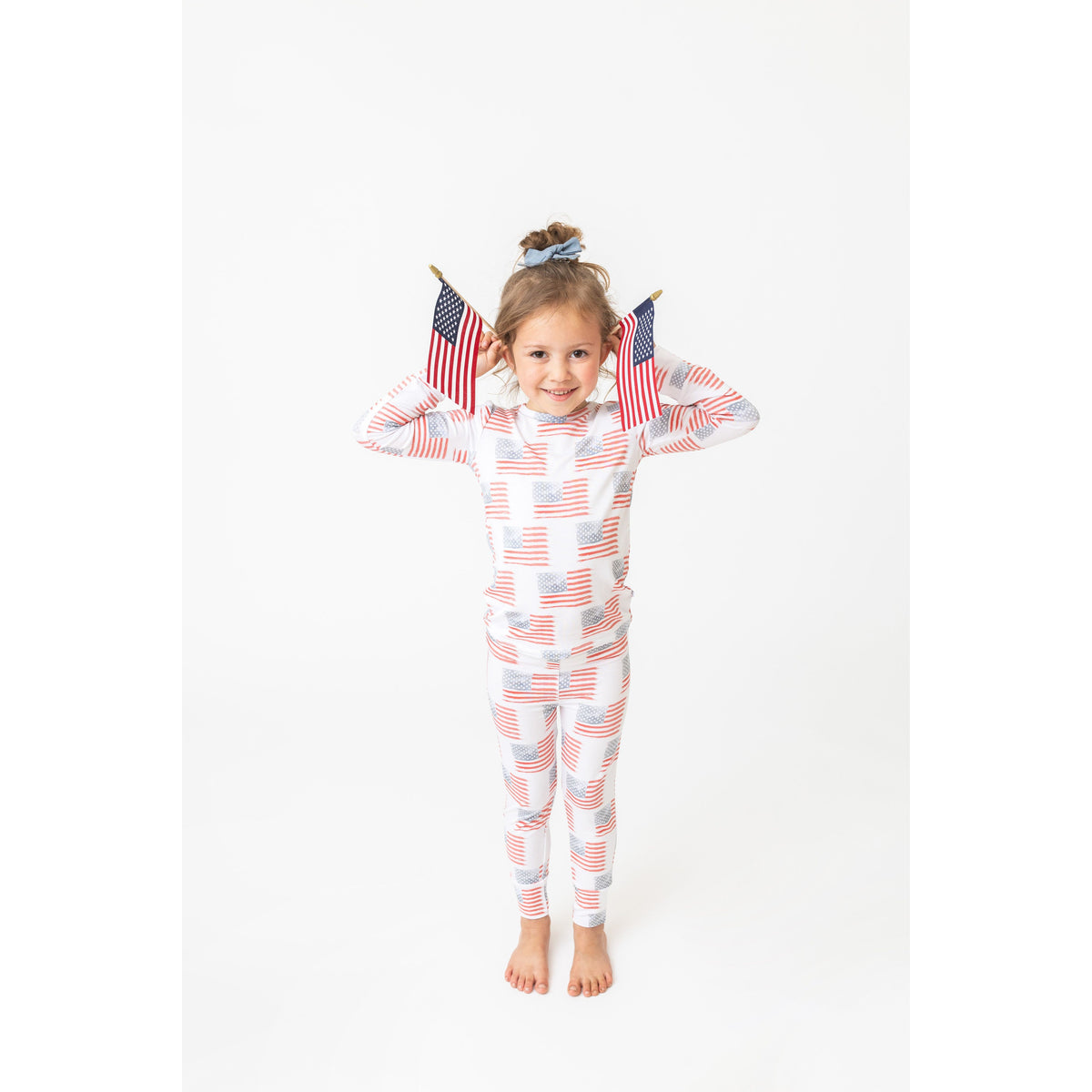 American Flag Two-Piece Long Set