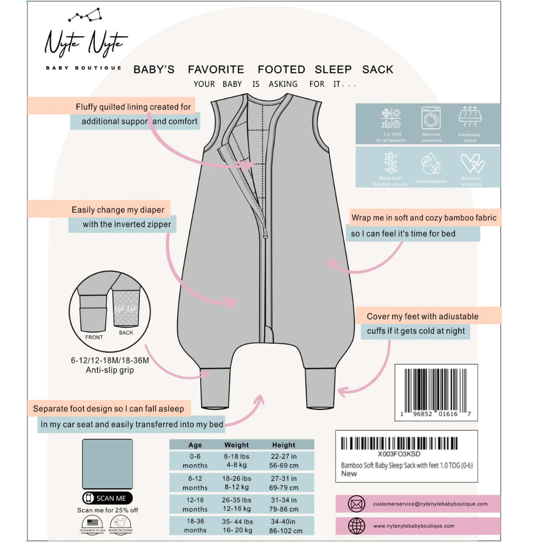 nyte nyte baby sleep sack | butterscotch
