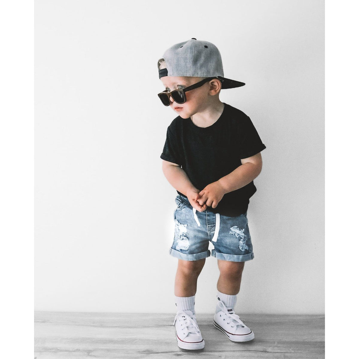 Distressed Denim Short