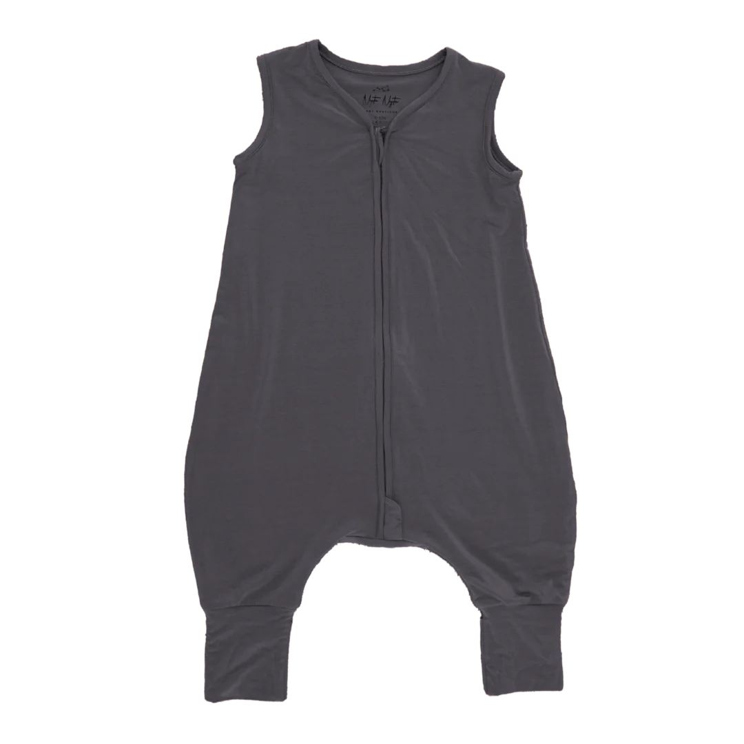 nyte nyte baby lightweight sleep sack | charcoal grey