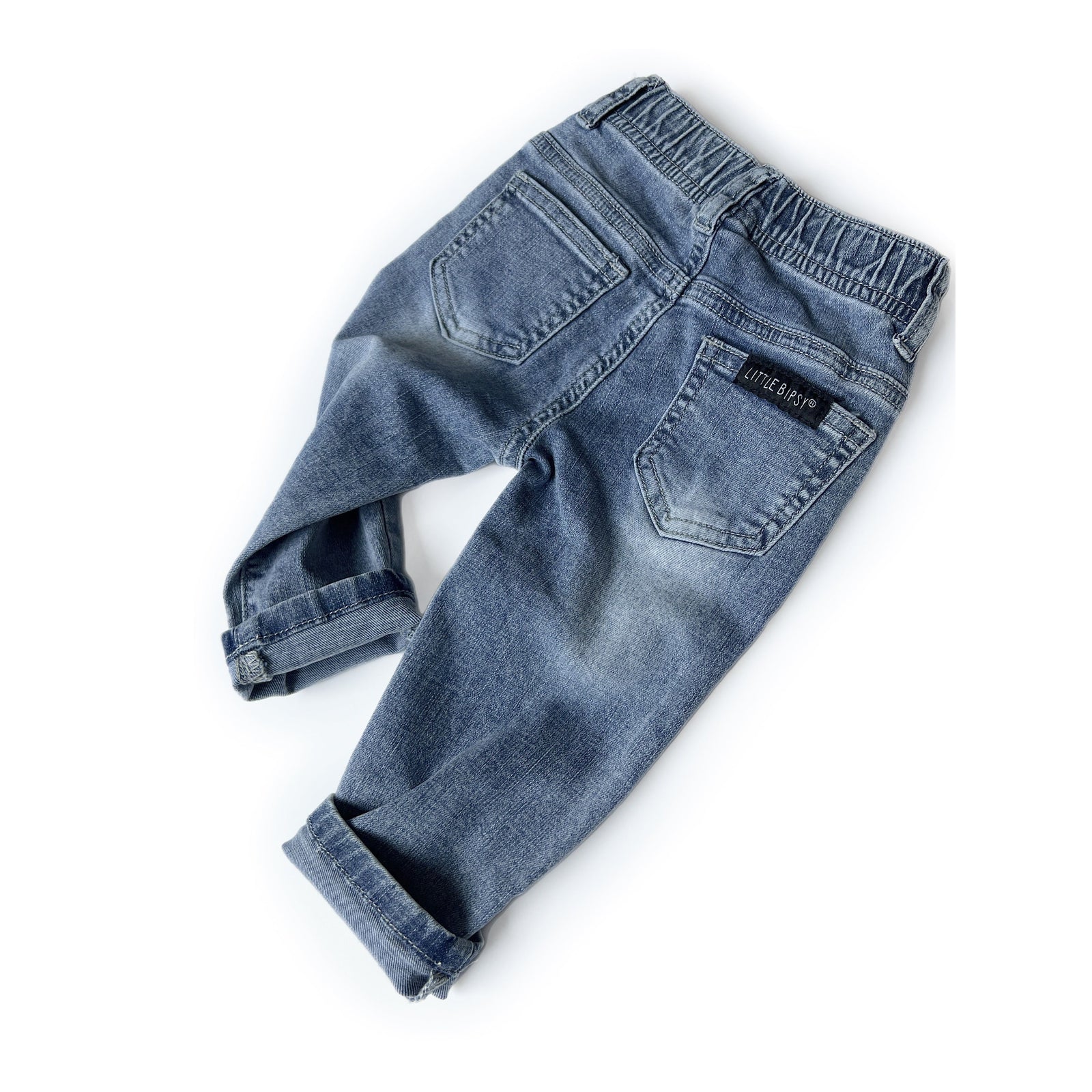 Relaxed Fit Distressed Denim
