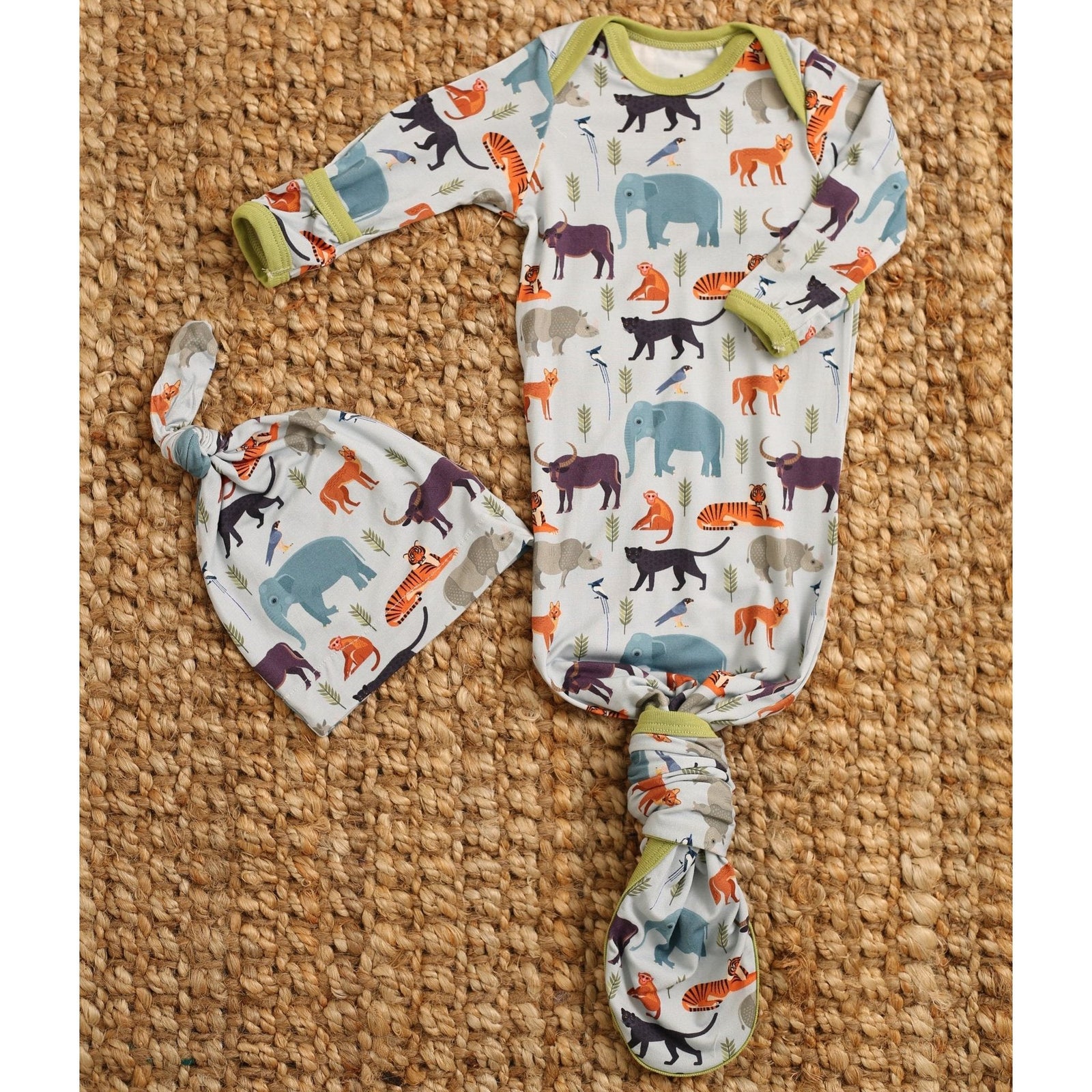 Jungle Jammies Gown & Hat
