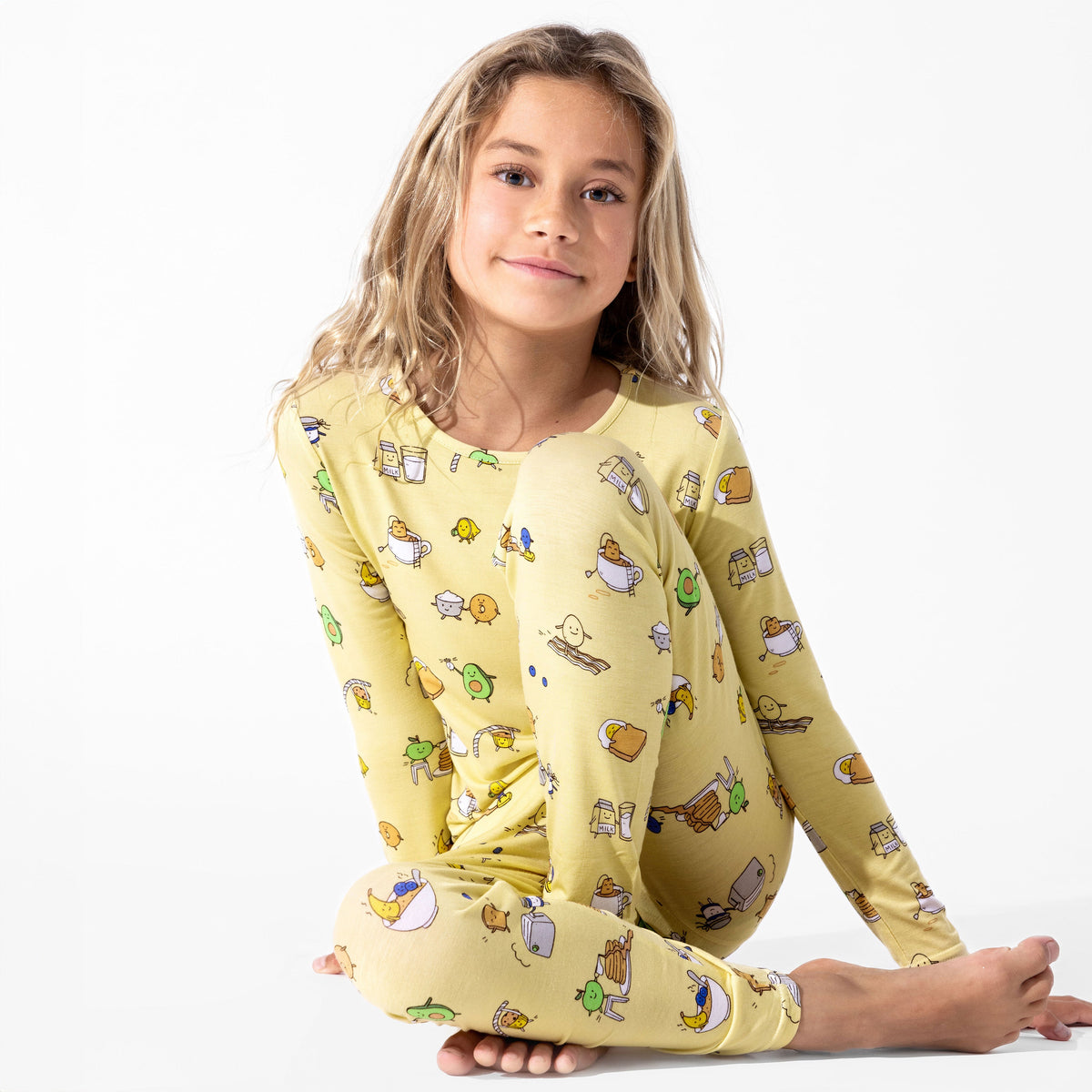 Love You Brunches Bamboo Kids Pajamas