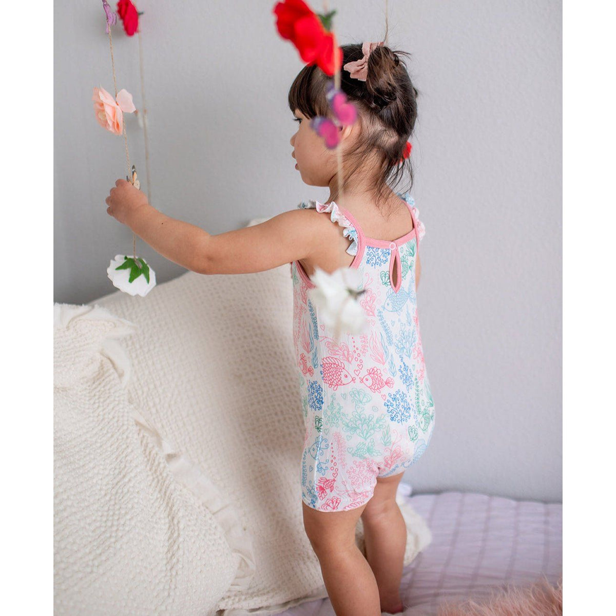 Koi Fish Bubble Romper