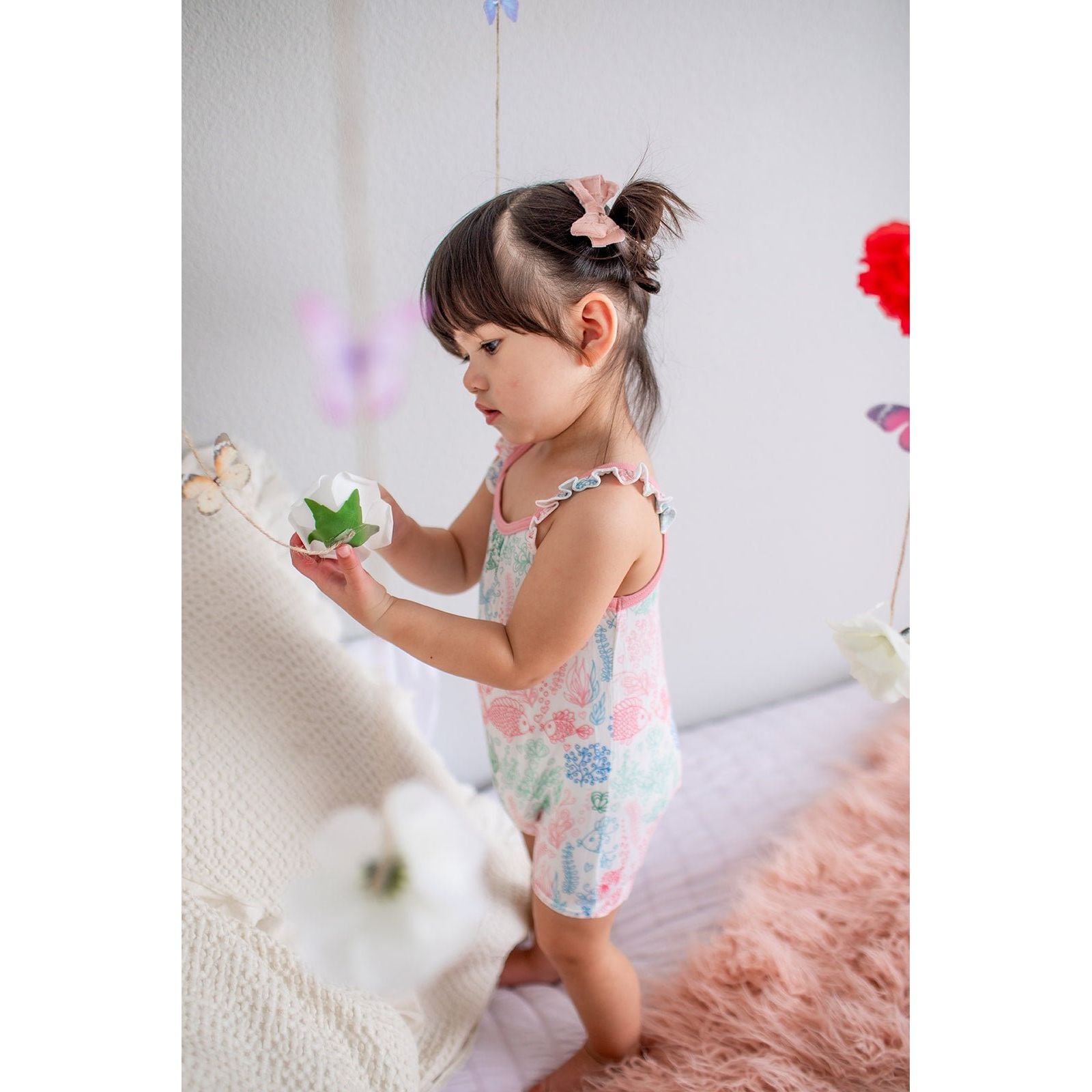 Koi Fish Bubble Romper