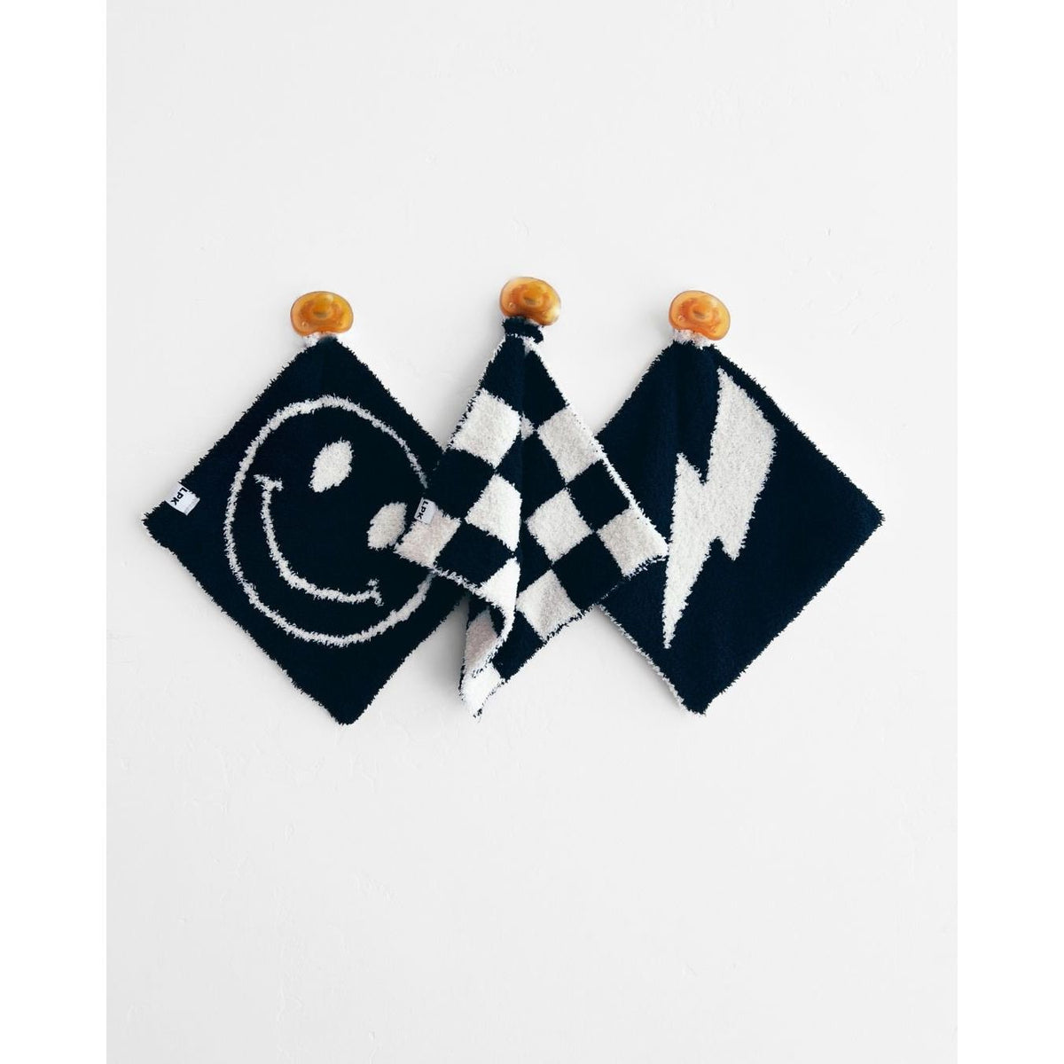 Lightning Bolt Plush Lovey | Black