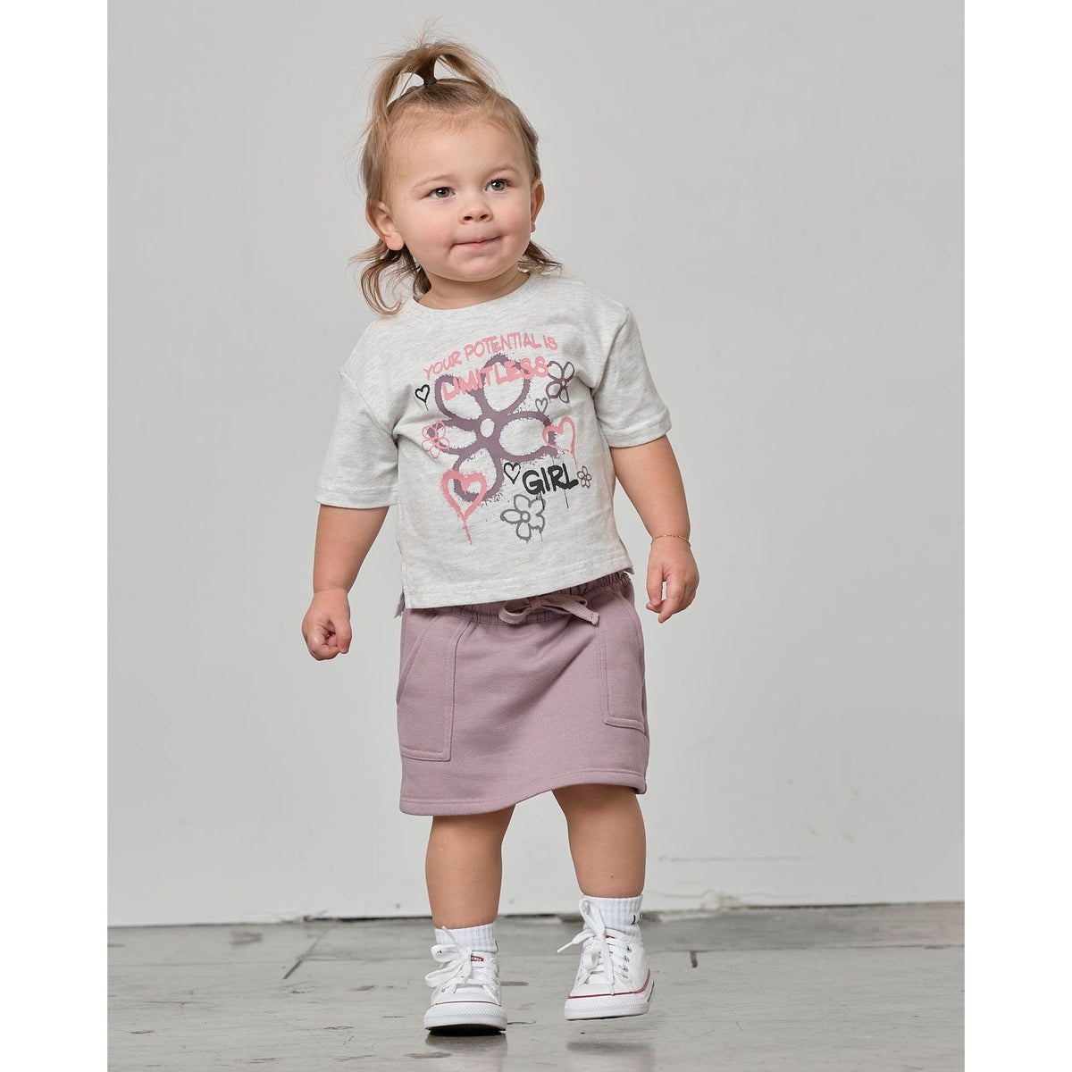 Limitless Tee - Light Heather Grey