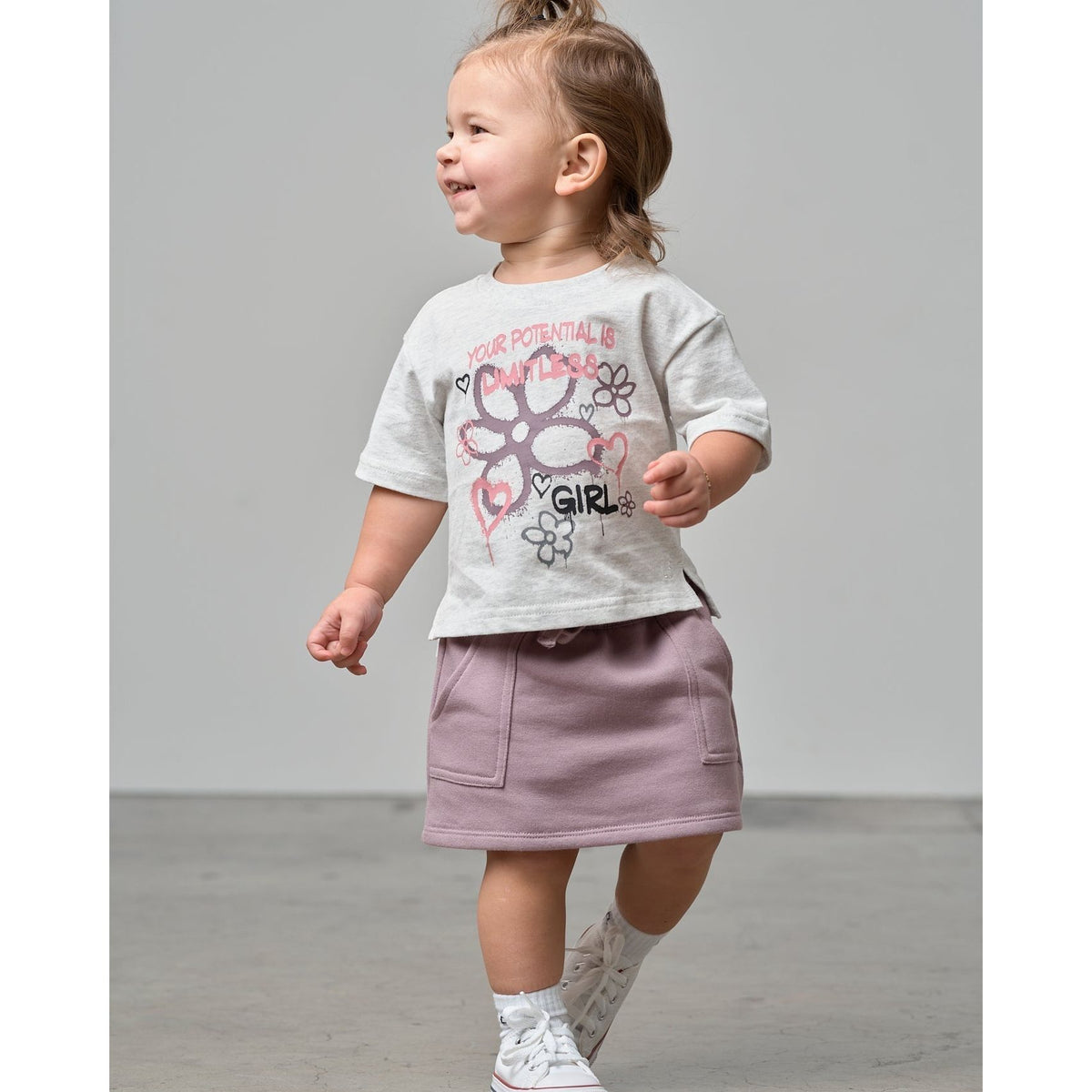 Limitless Tee - Light Heather Grey