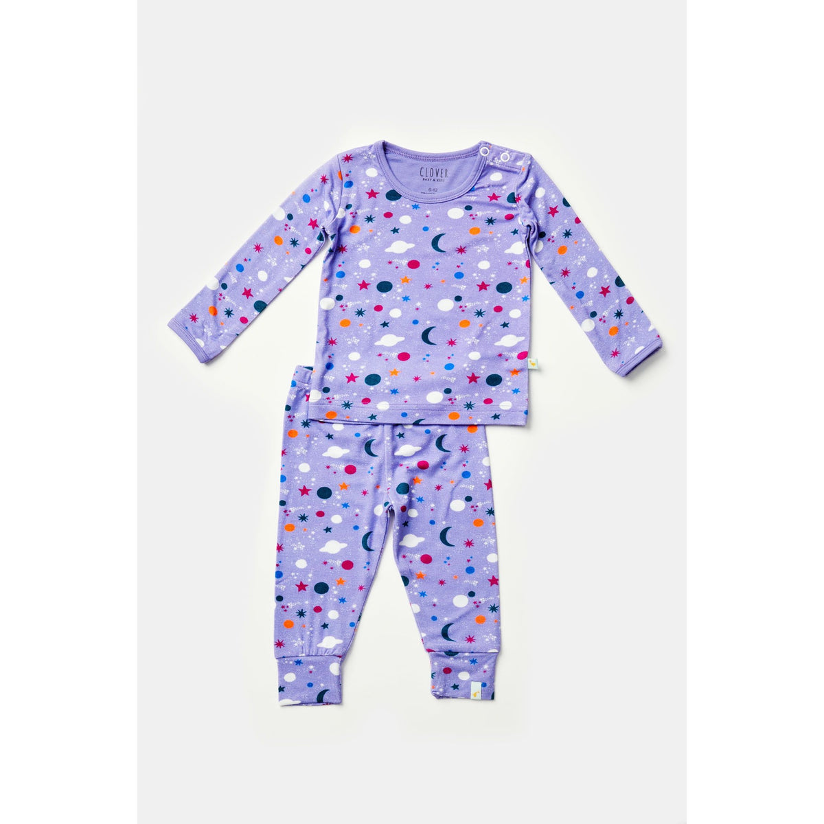 Long Sleeve Pajama Set - Luna Lavender