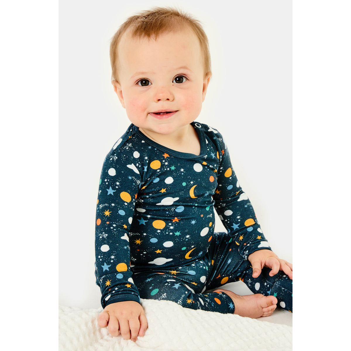 Long Sleeve Pajama Set - Luna Midnight