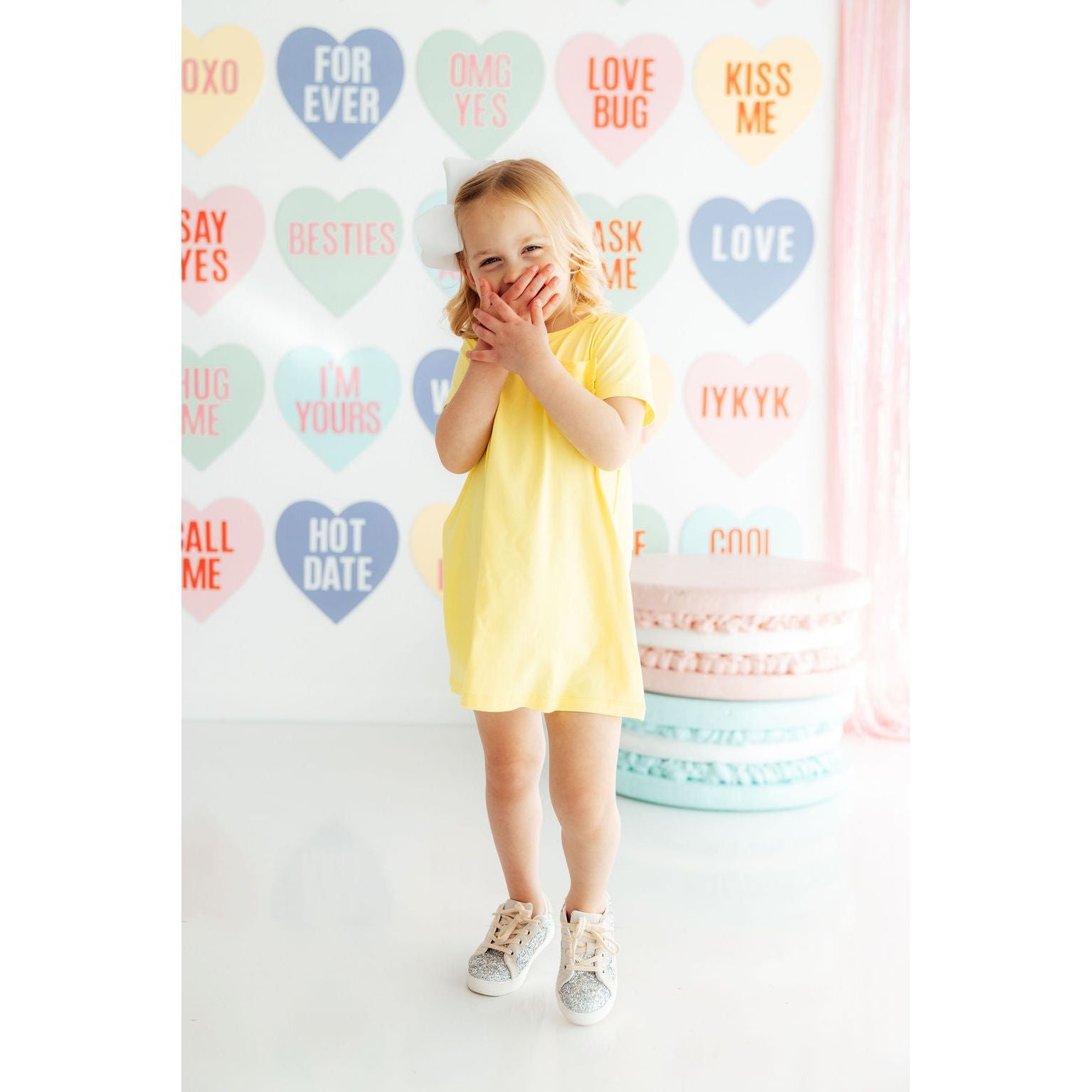 Yellow T-Shirt Dress