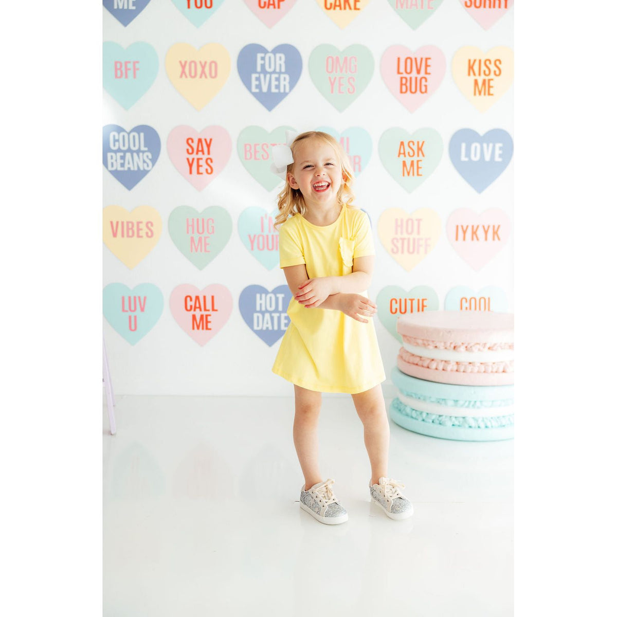Yellow T-Shirt Dress