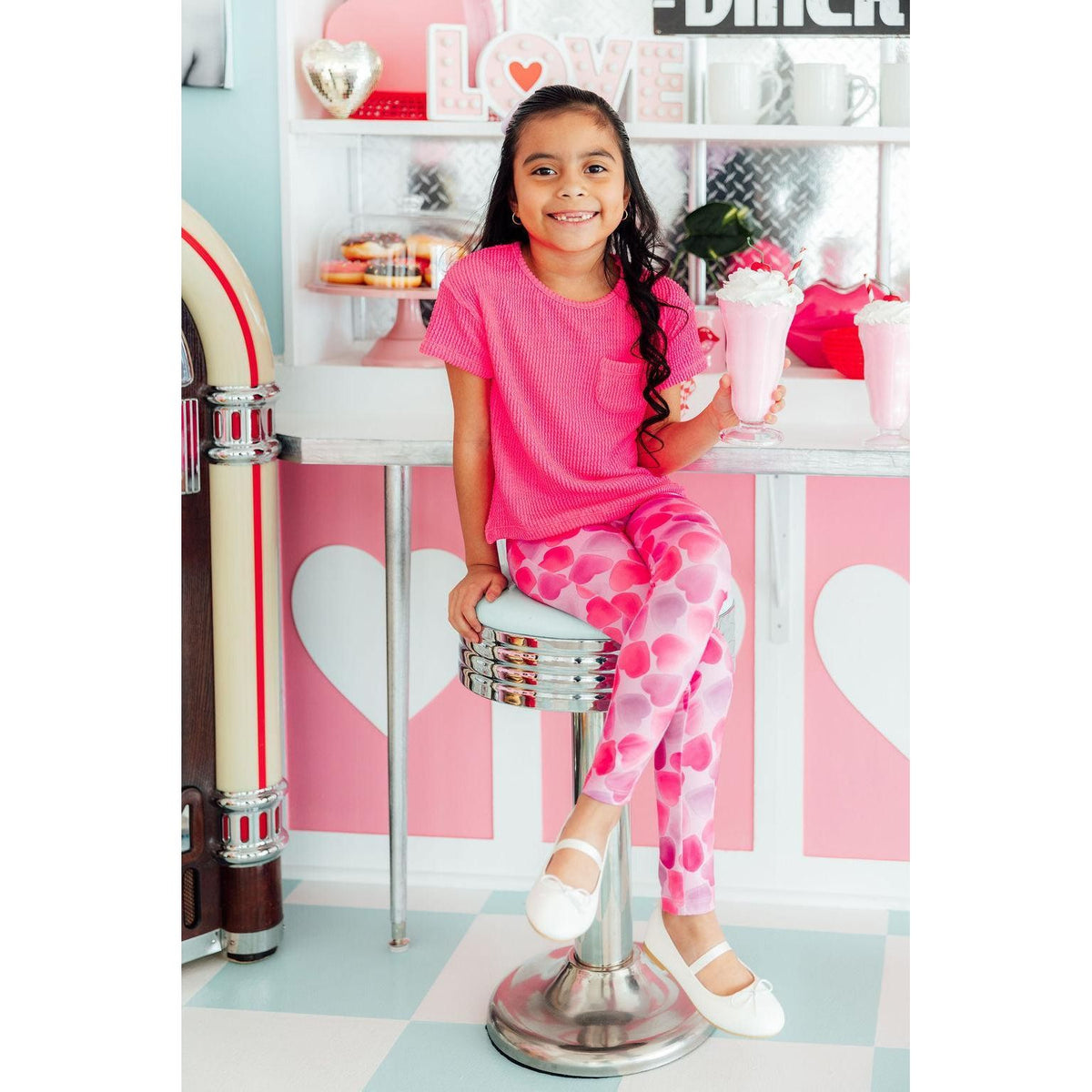 Happy Heart Day Leggings