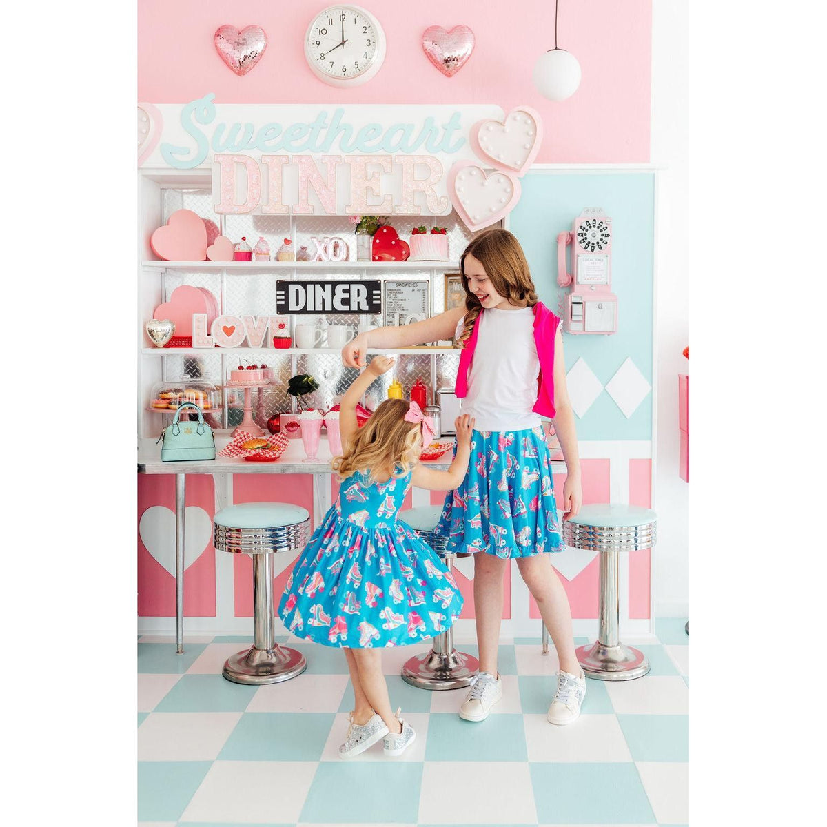 Let the Good Times Roll Ruffle Twirl Skort