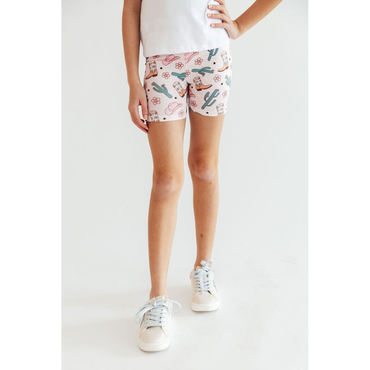 Cactus Cowgirl Twirl Shorts
