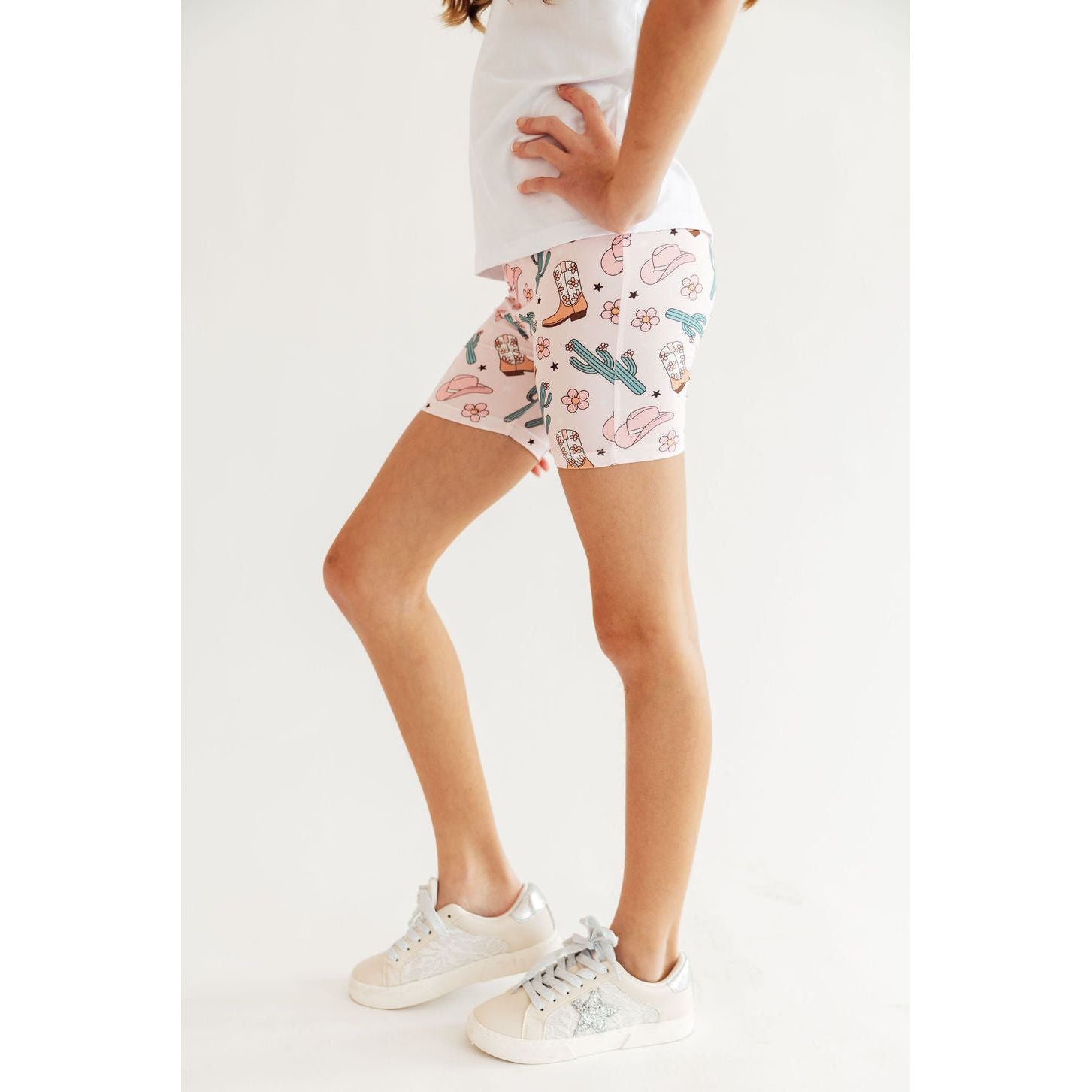 Cactus Cowgirl Twirl Shorts