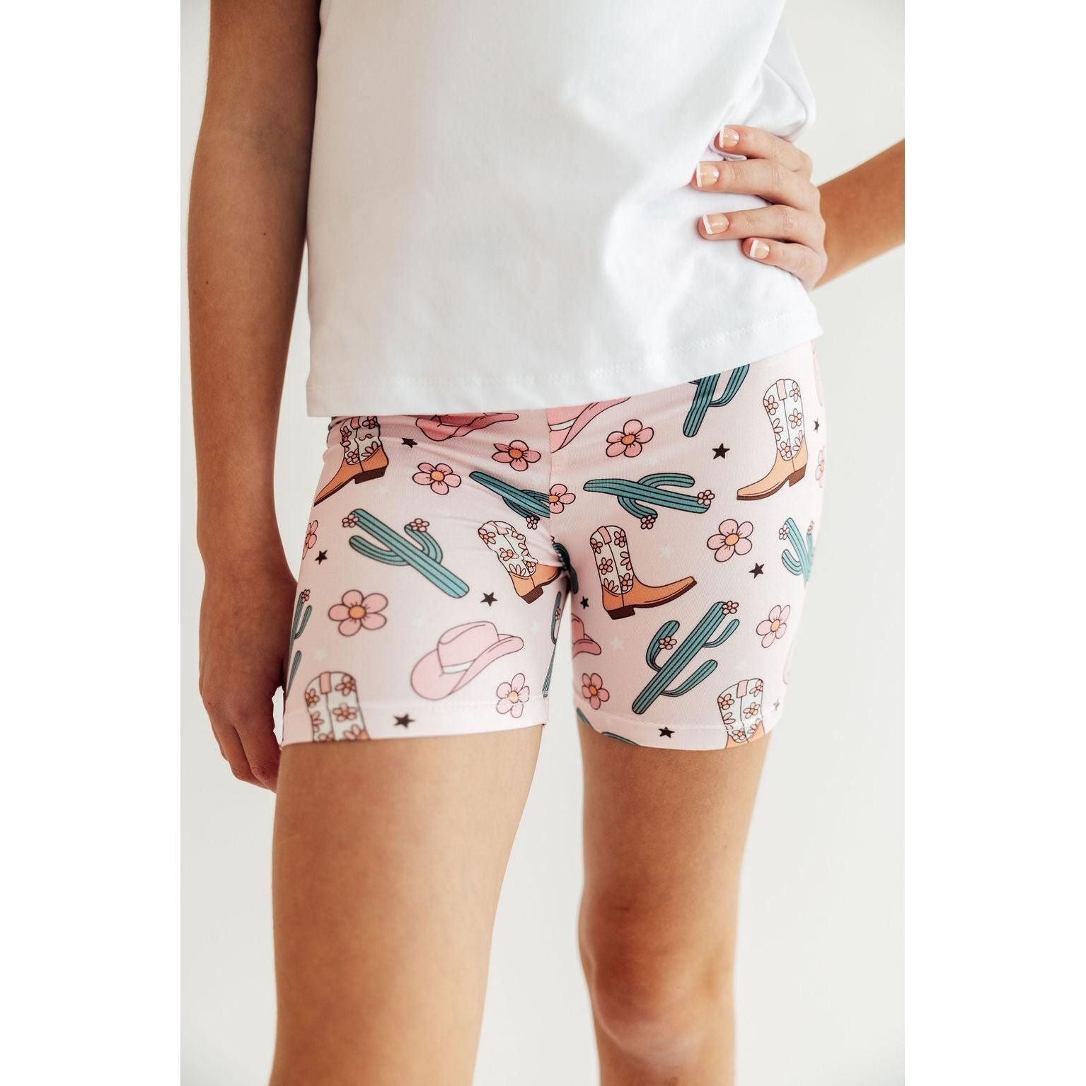 Cactus Cowgirl Twirl Shorts