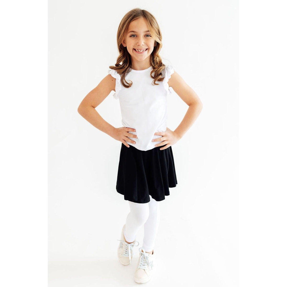 Black & White Twirl Skegging