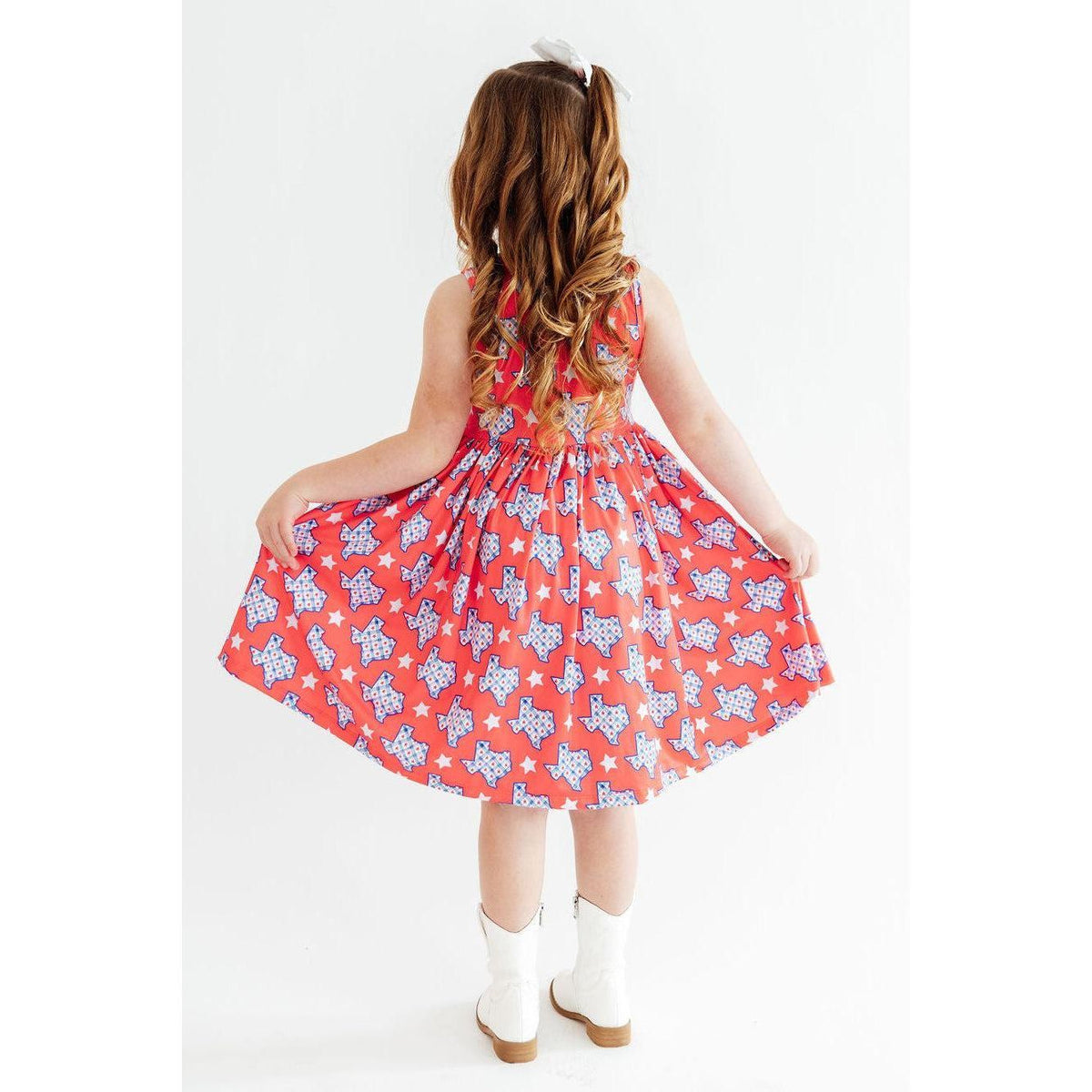 Texas Pride Tank Twirl Dress