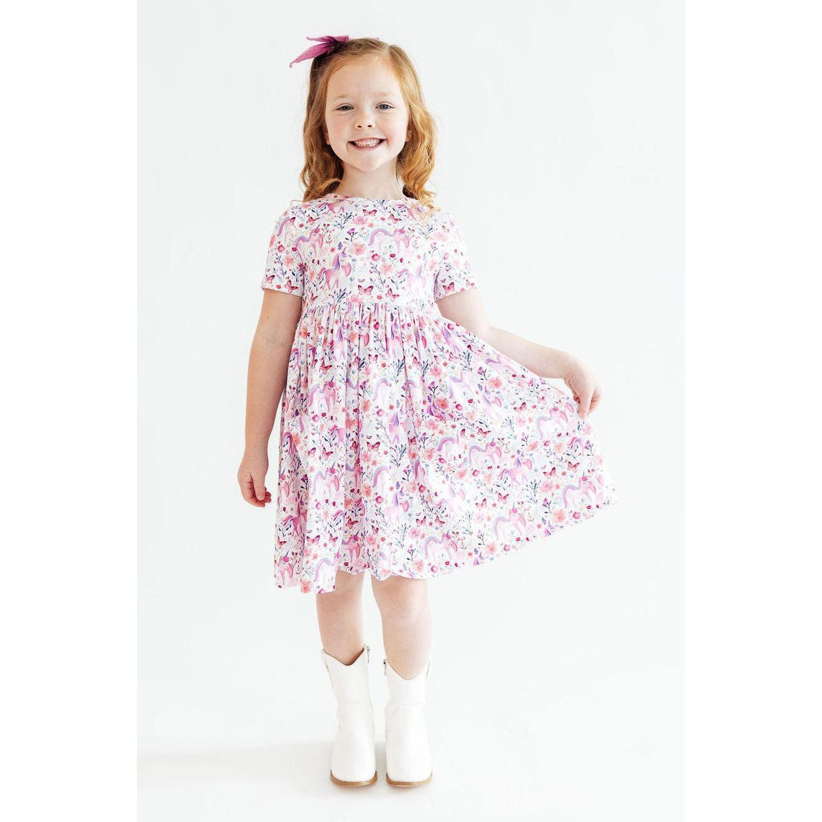 Whimsical Woods S/S Pocket Twirl Dress