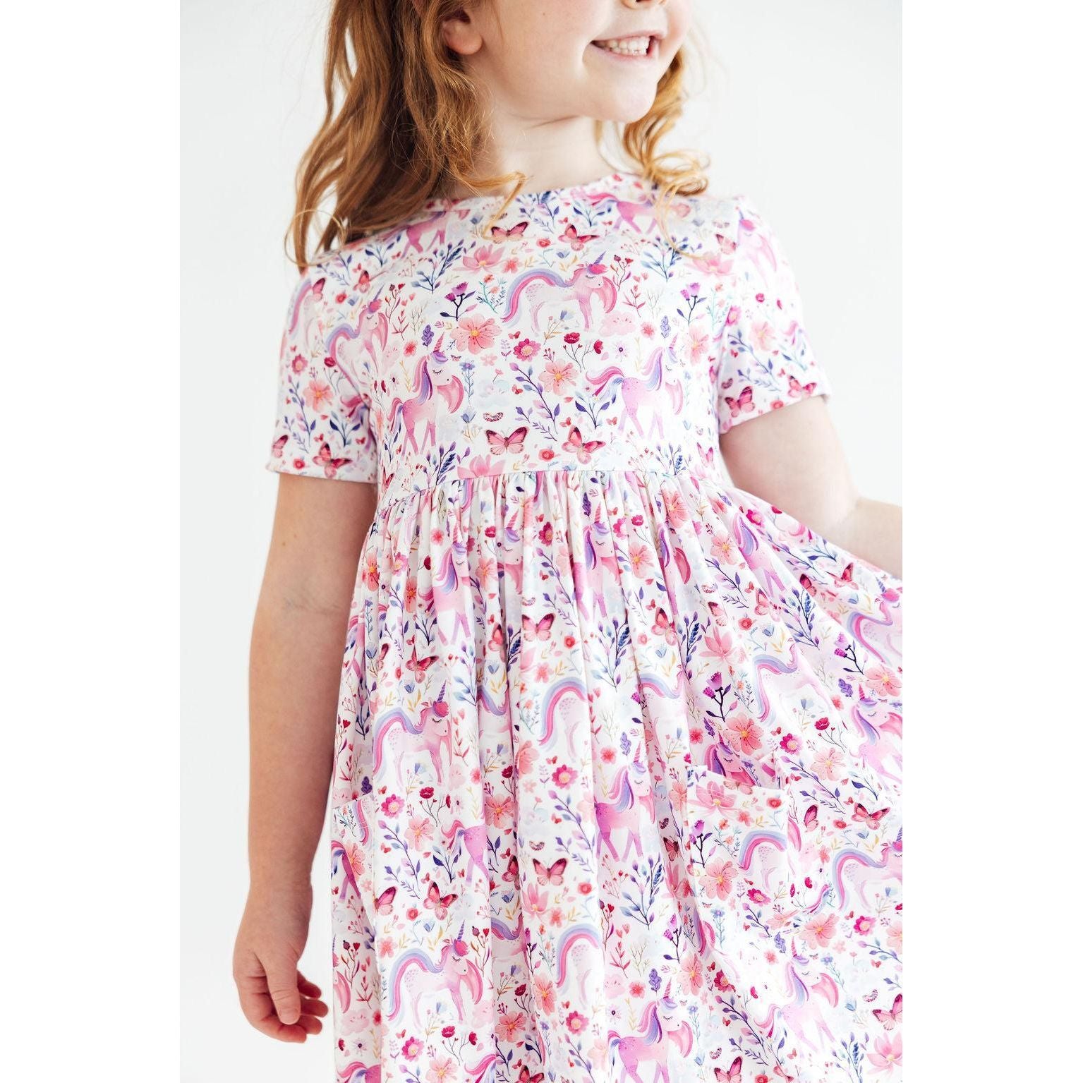 Whimsical Woods S/S Pocket Twirl Dress