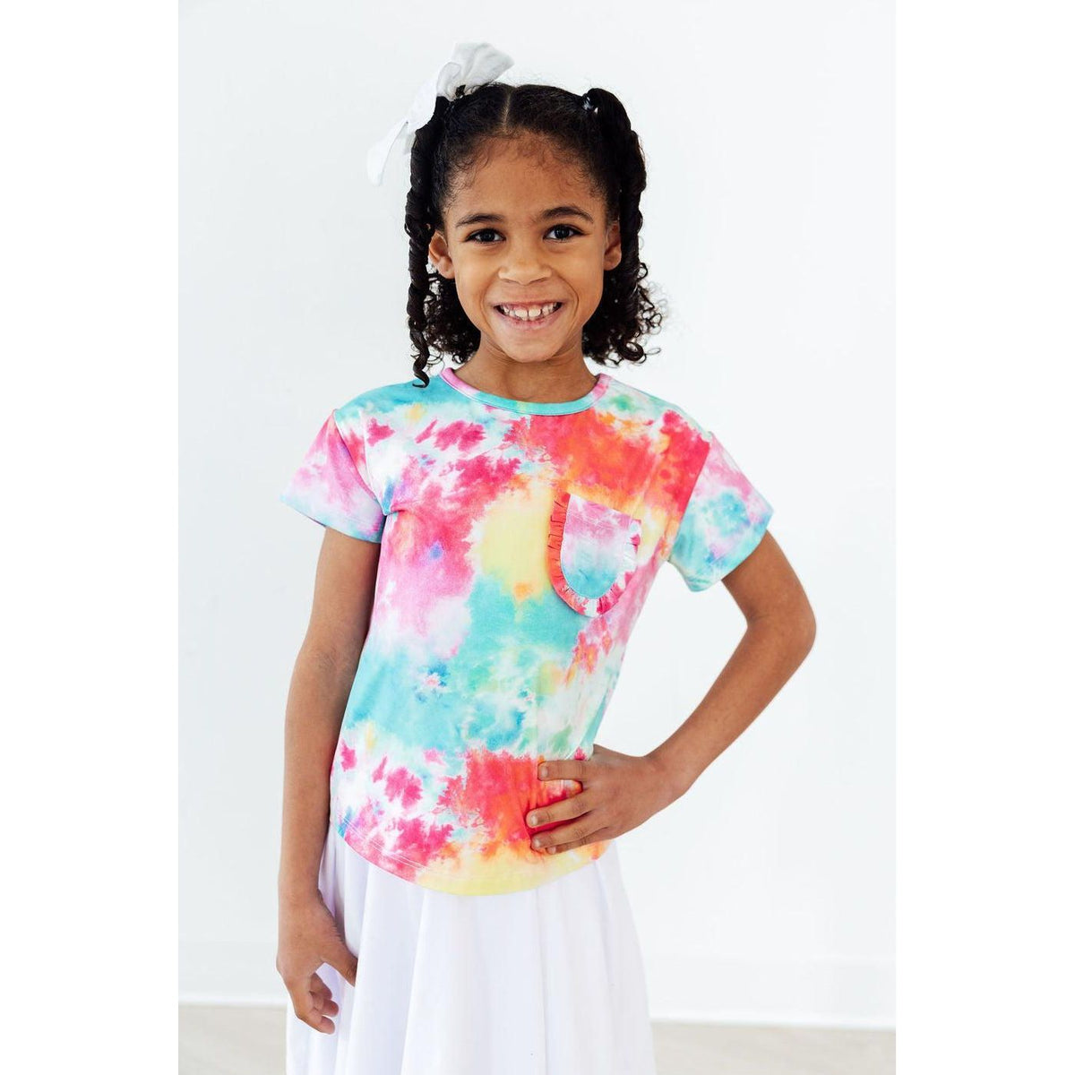 Far Out Ruffle Pocket Tee