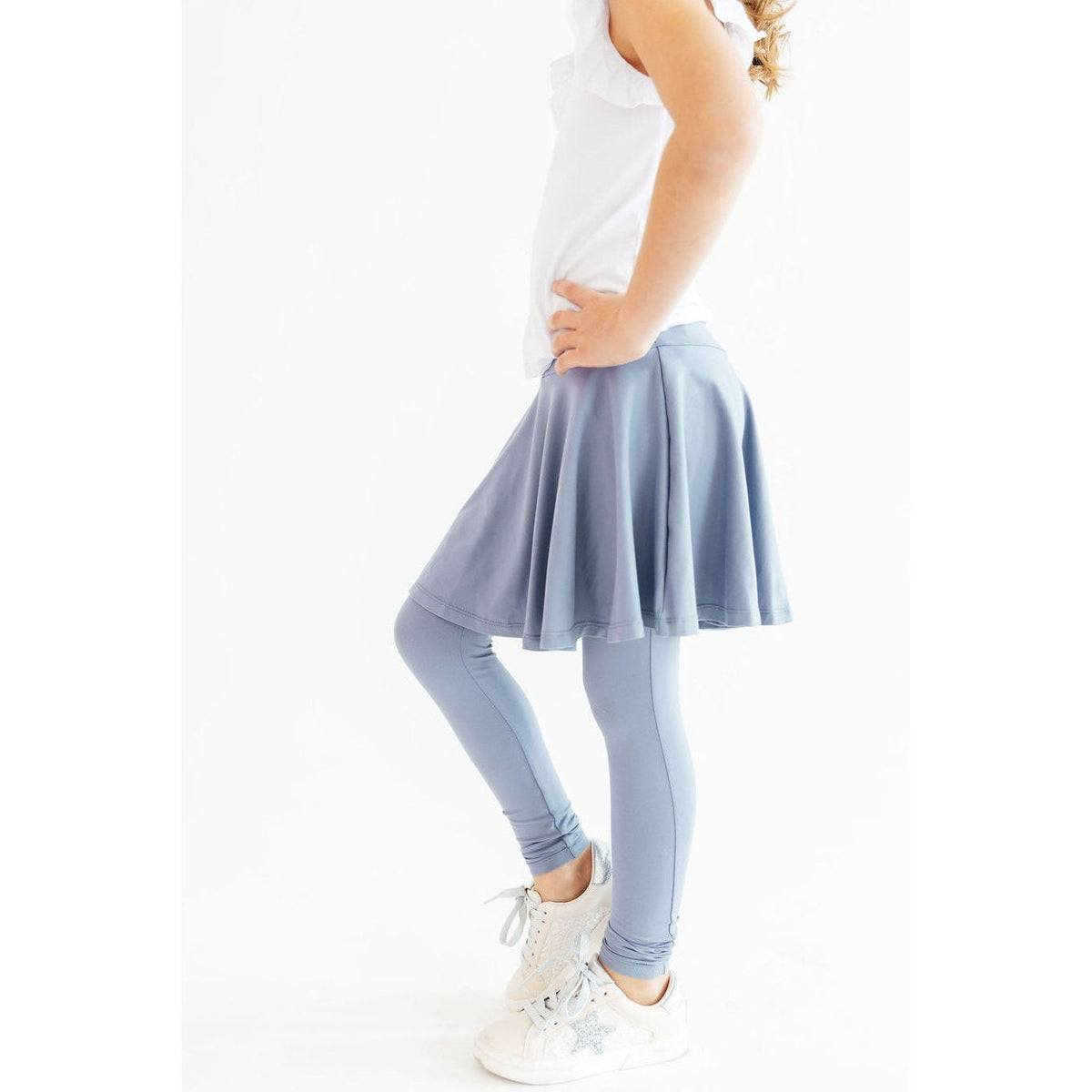 Dusty Blue Twirl Skegging