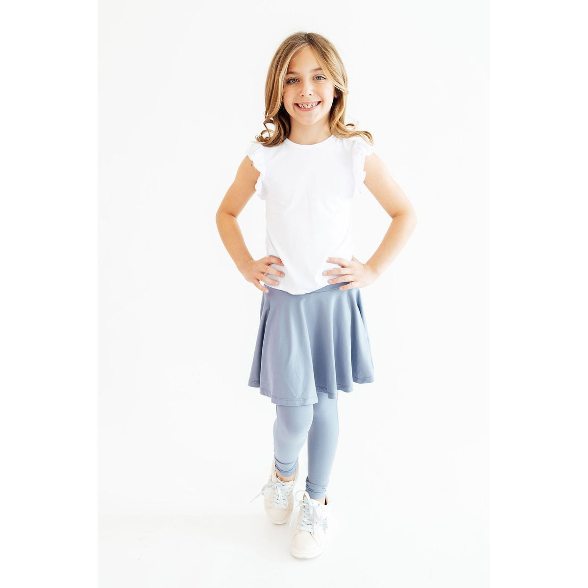 Dusty Blue Twirl Skegging