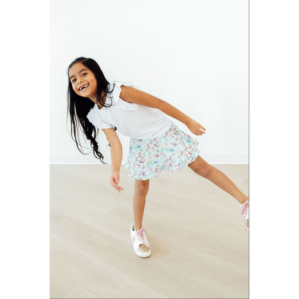 Unicorn Queen Ruffle Twirl Skort