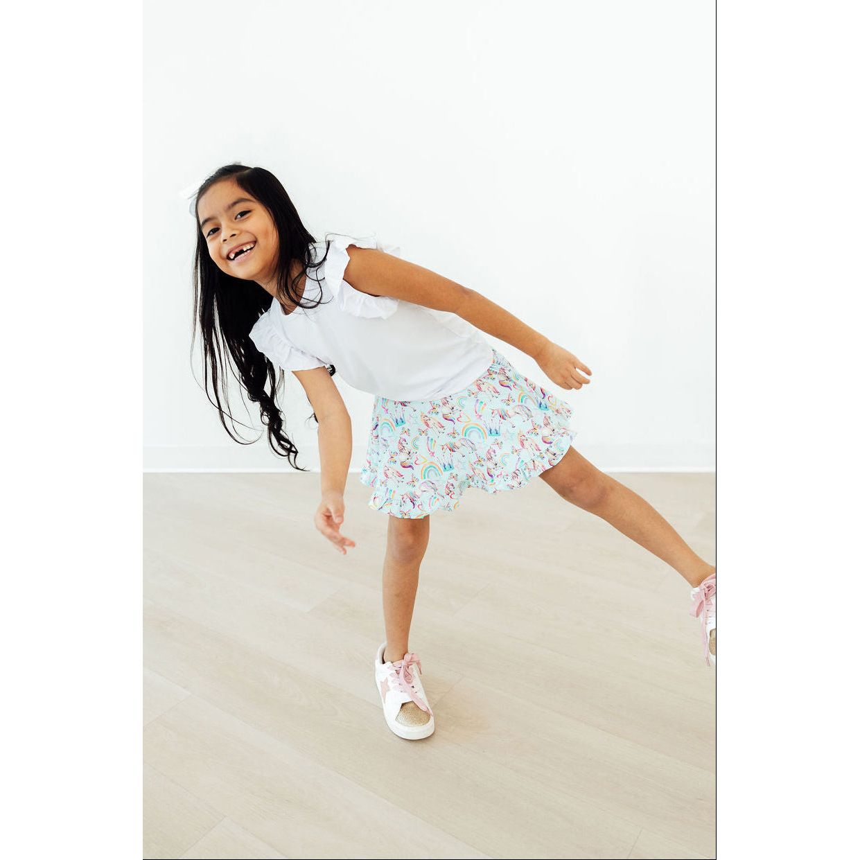 Unicorn Queen Ruffle Twirl Skort