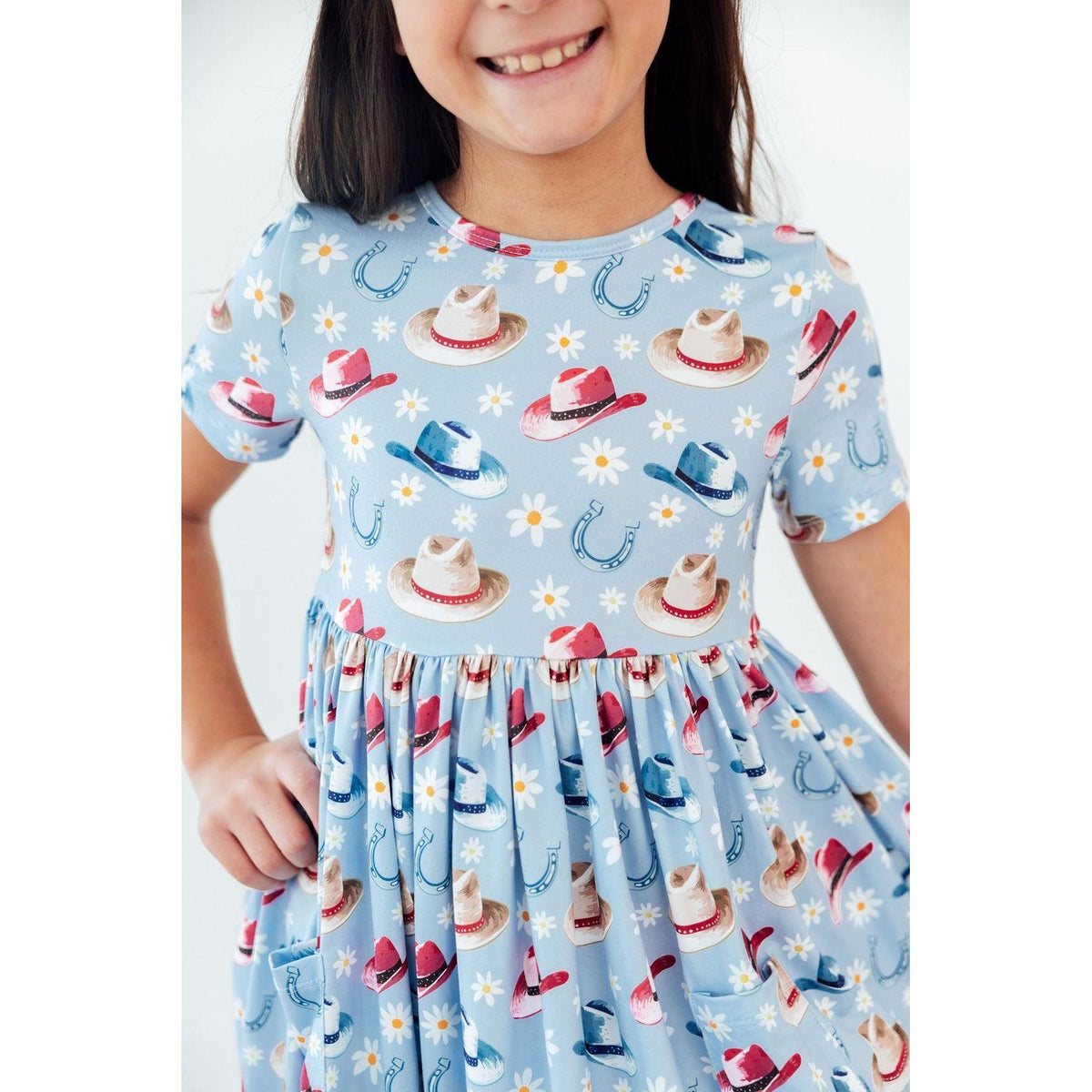 Tip Your Hat S/S Pocket Twirl Dress
