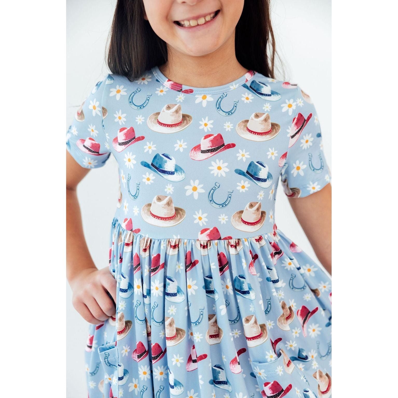 Tip Your Hat S/S Pocket Twirl Dress