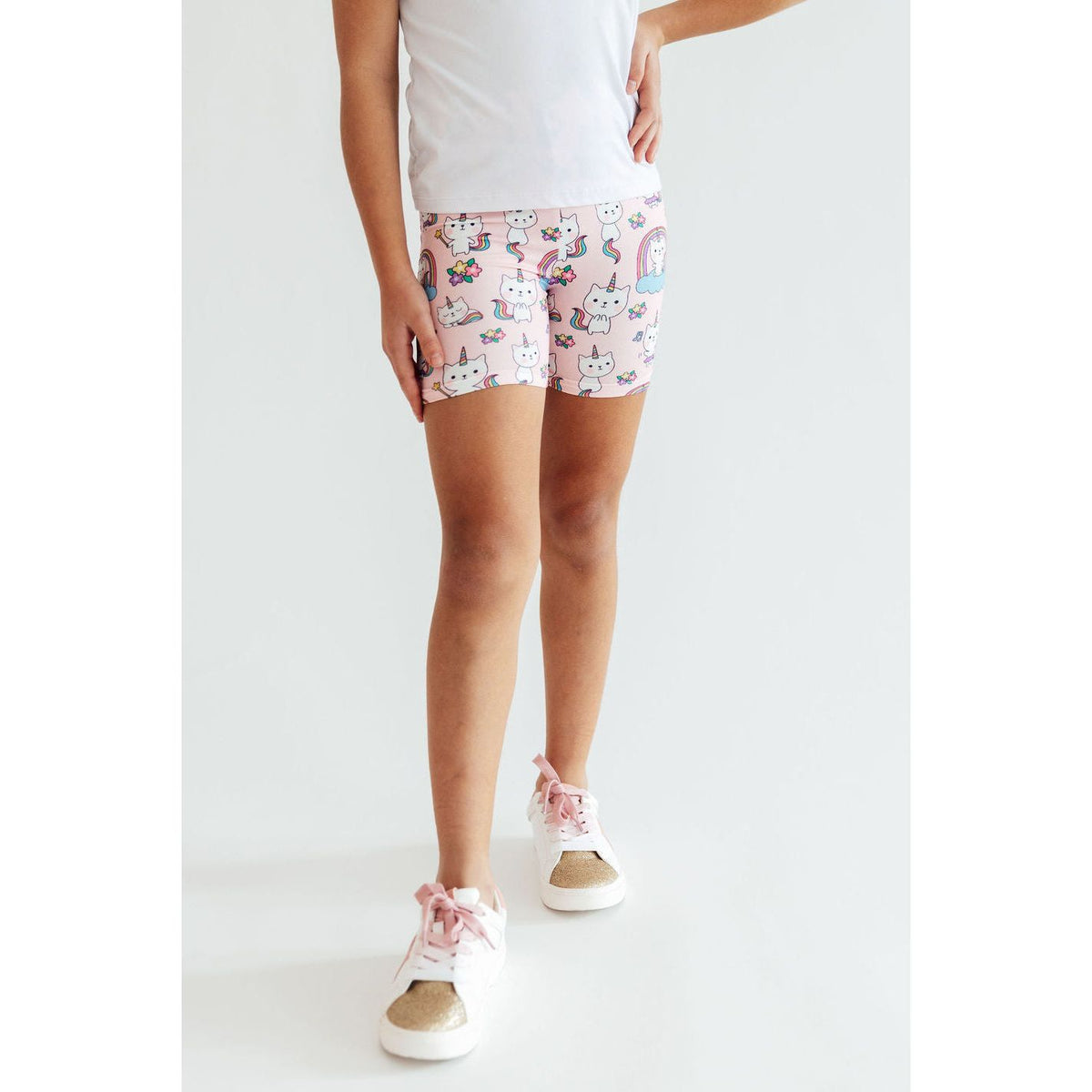 Rainbow Purr-fection Twirl Shorts