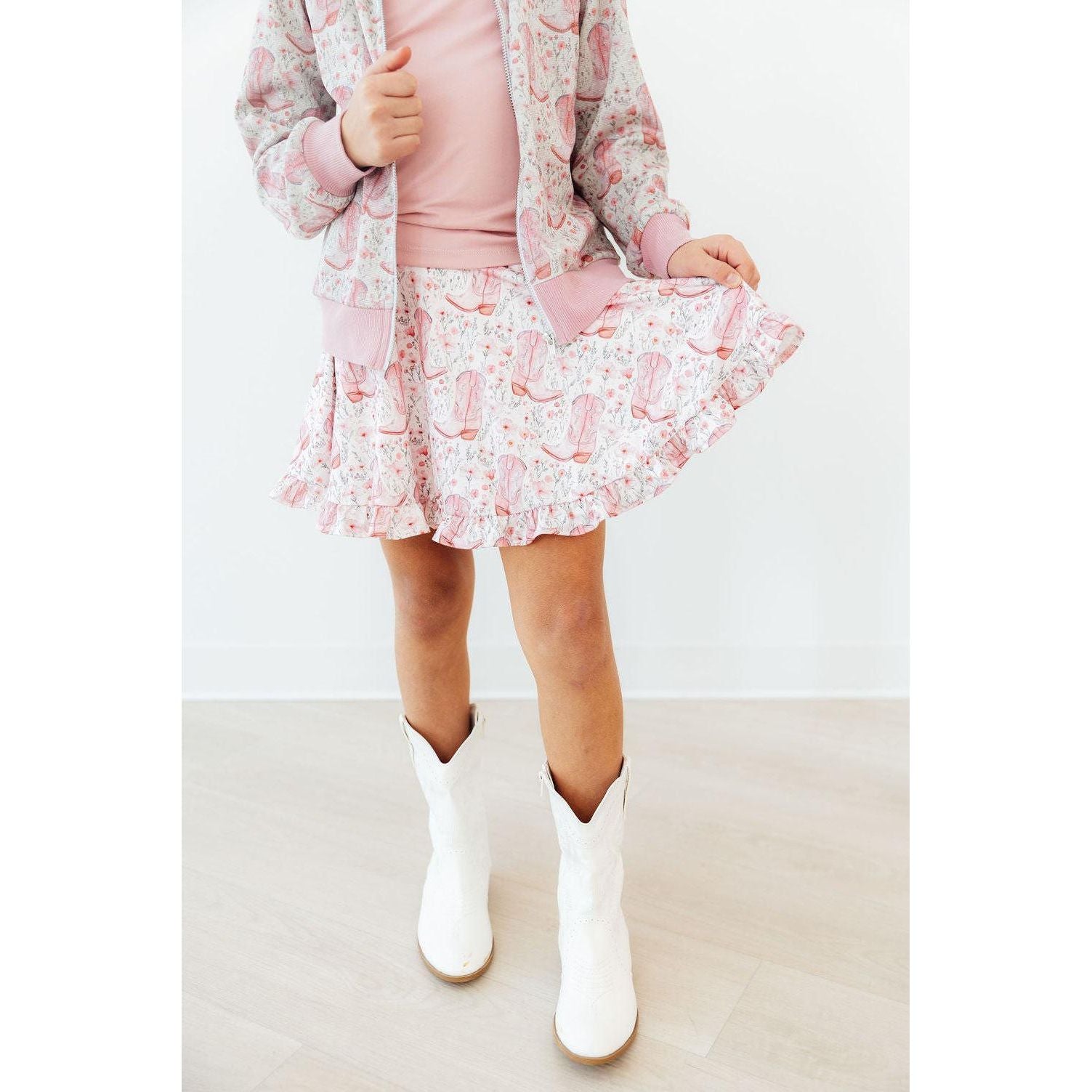 Country Girl Ruffle Twirl Skort
